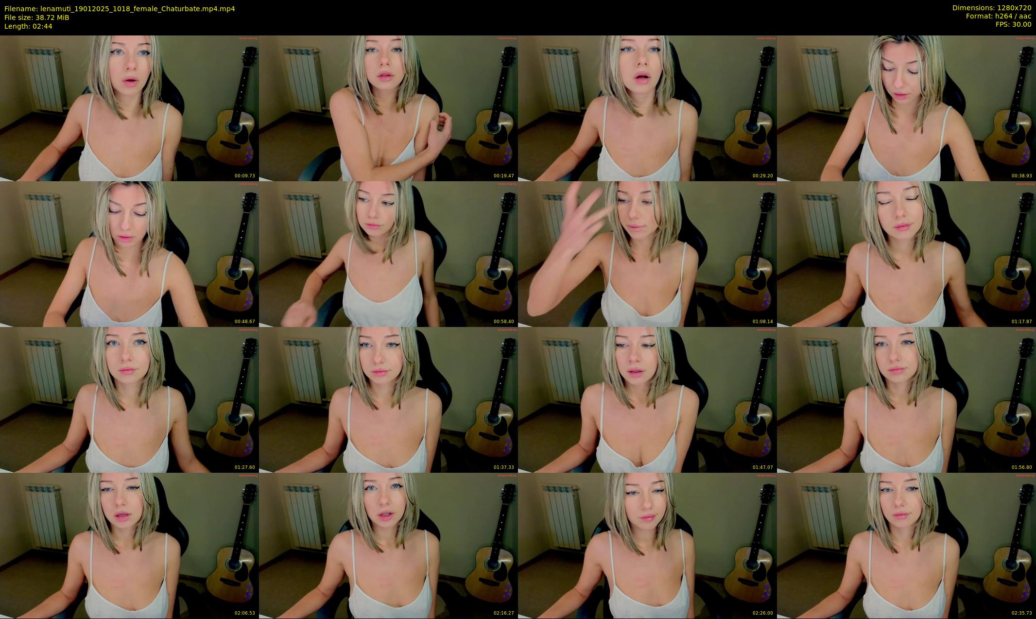 lenamuti — 3 minute Chaturbate female cam show recording, 720p, Jan 19, 2025