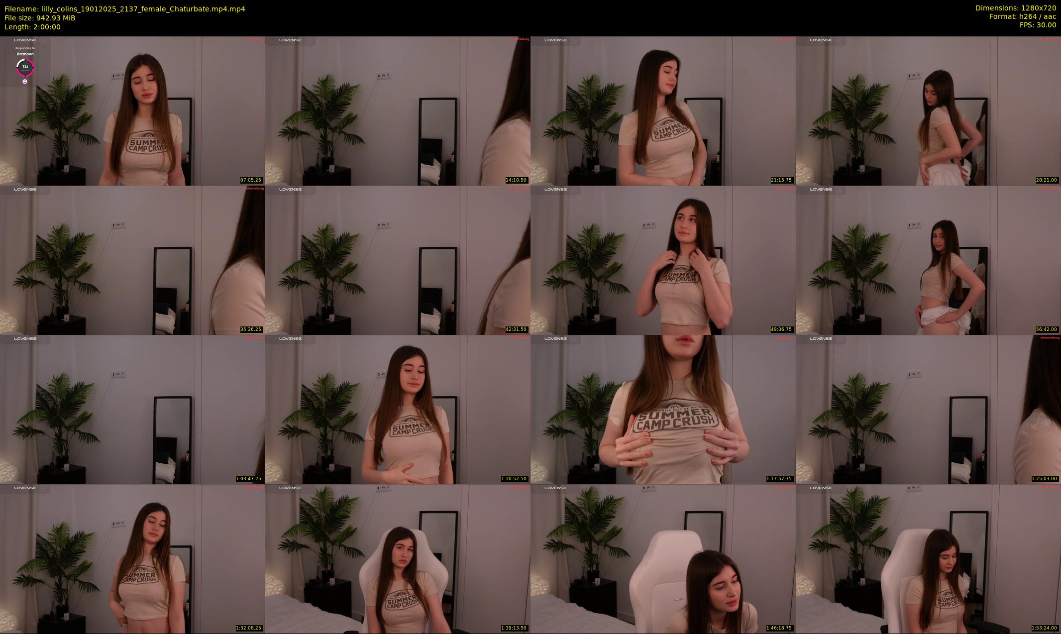 lilly_colins — 120 minute Chaturbate female cam show recording, 720p, Jan 19, 2025