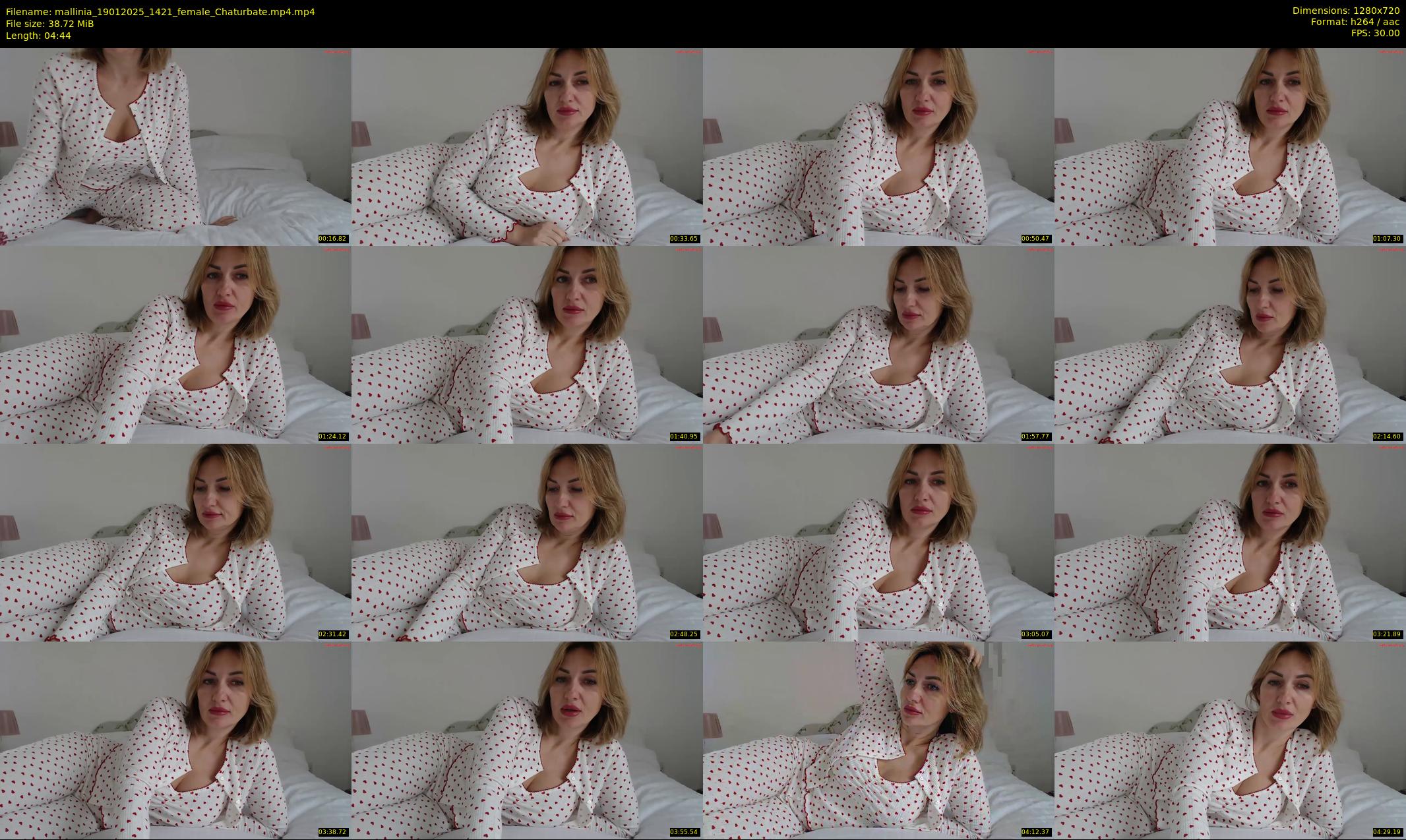 mallinia — 5 minute Chaturbate female cam show recording, 720p, Jan 19, 2025