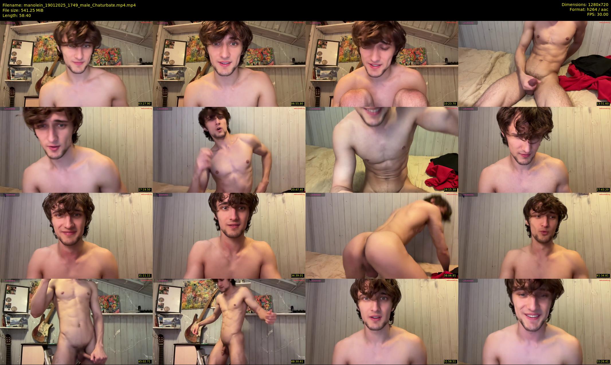 manolein — 59 minute Chaturbate male cam show recording, 720p, Jan 19, 2025