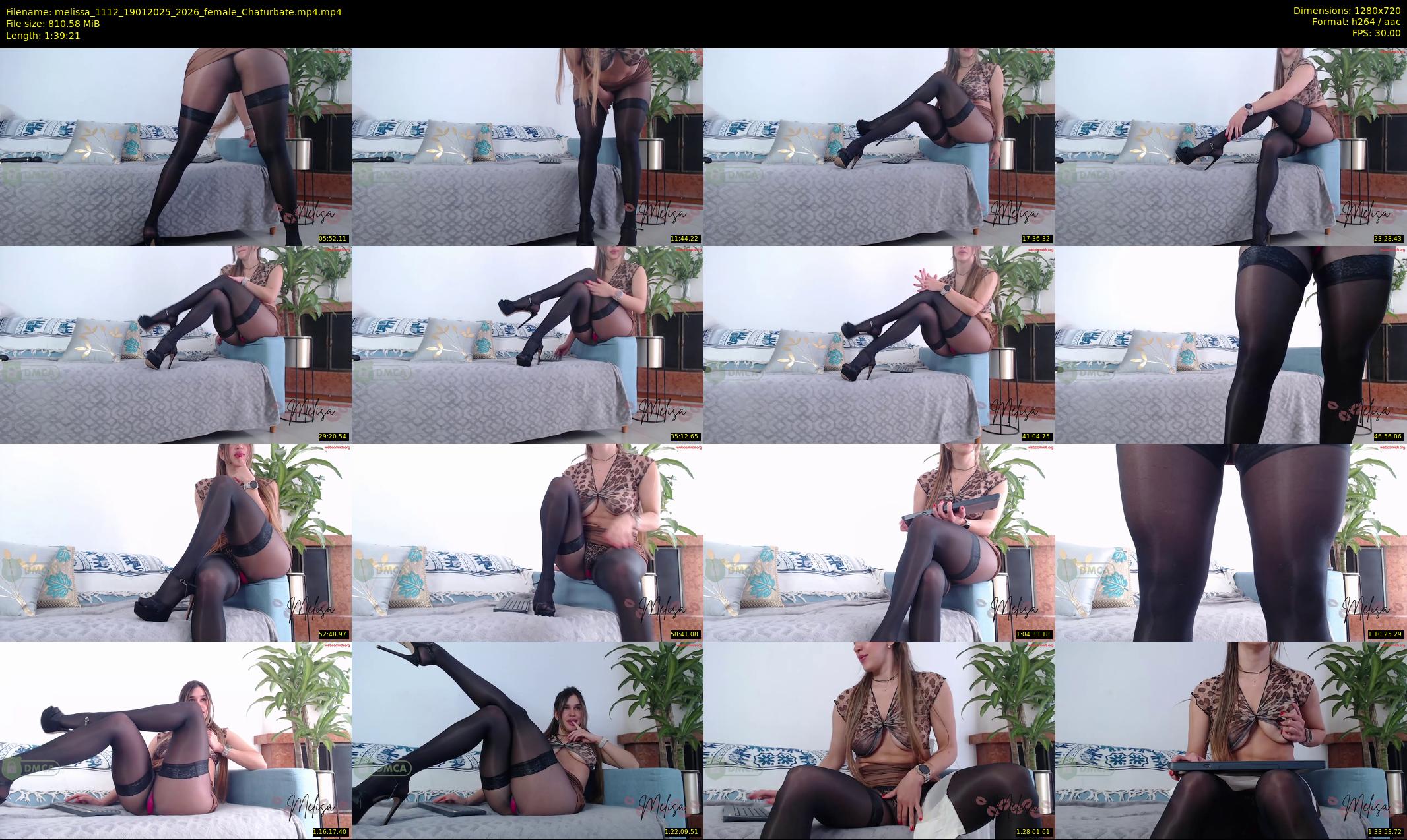 melissa_1112 — 100 minute Chaturbate female cam show recording, 720p, Jan 19, 2025