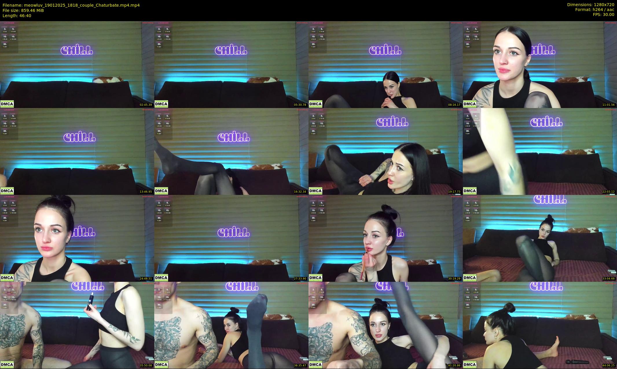 meowluv — 47 minute Chaturbate couple cam show recording, 720p, Jan 19, 2025