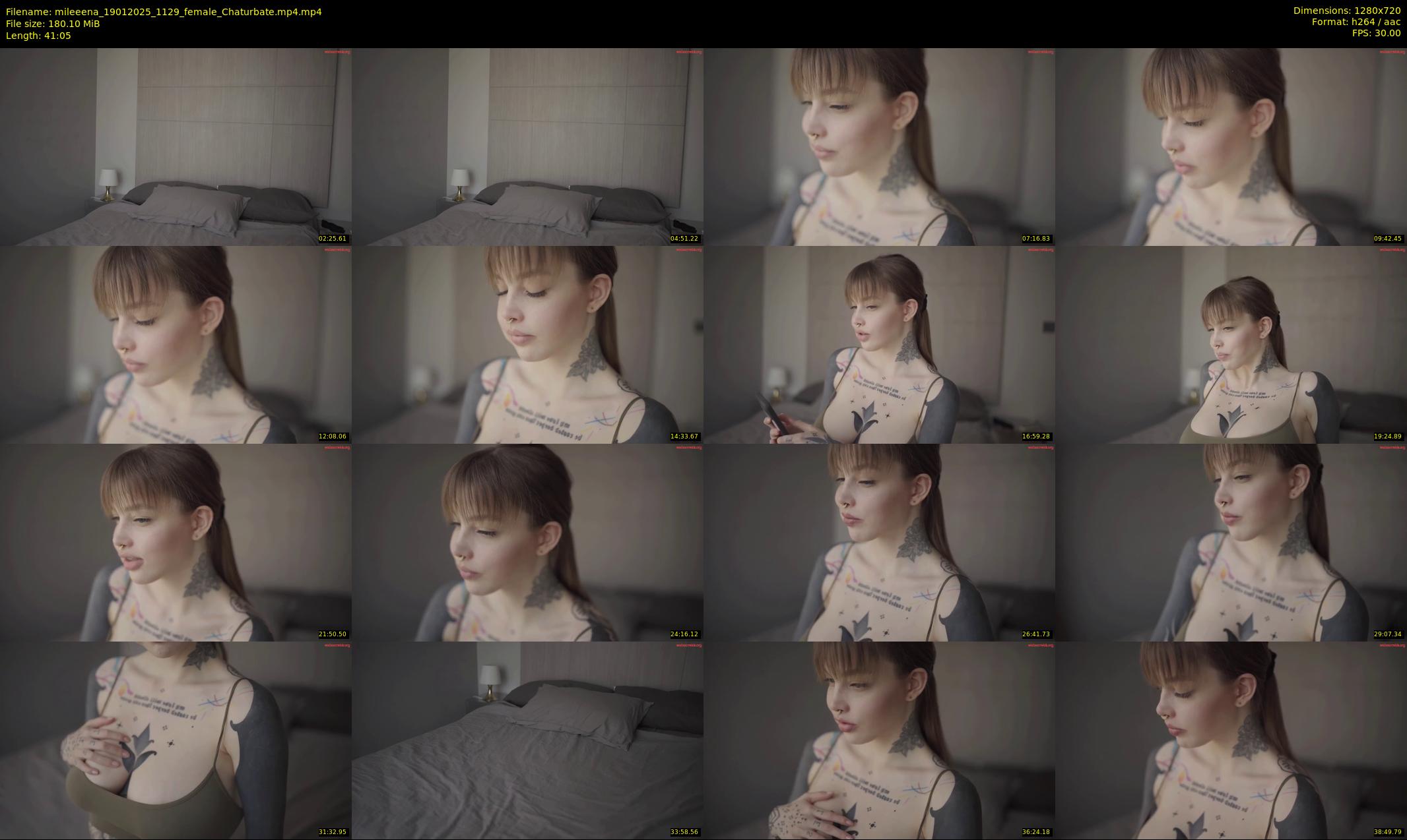 mileeena — 42 minute Chaturbate female cam show recording, 720p, Jan 19, 2025