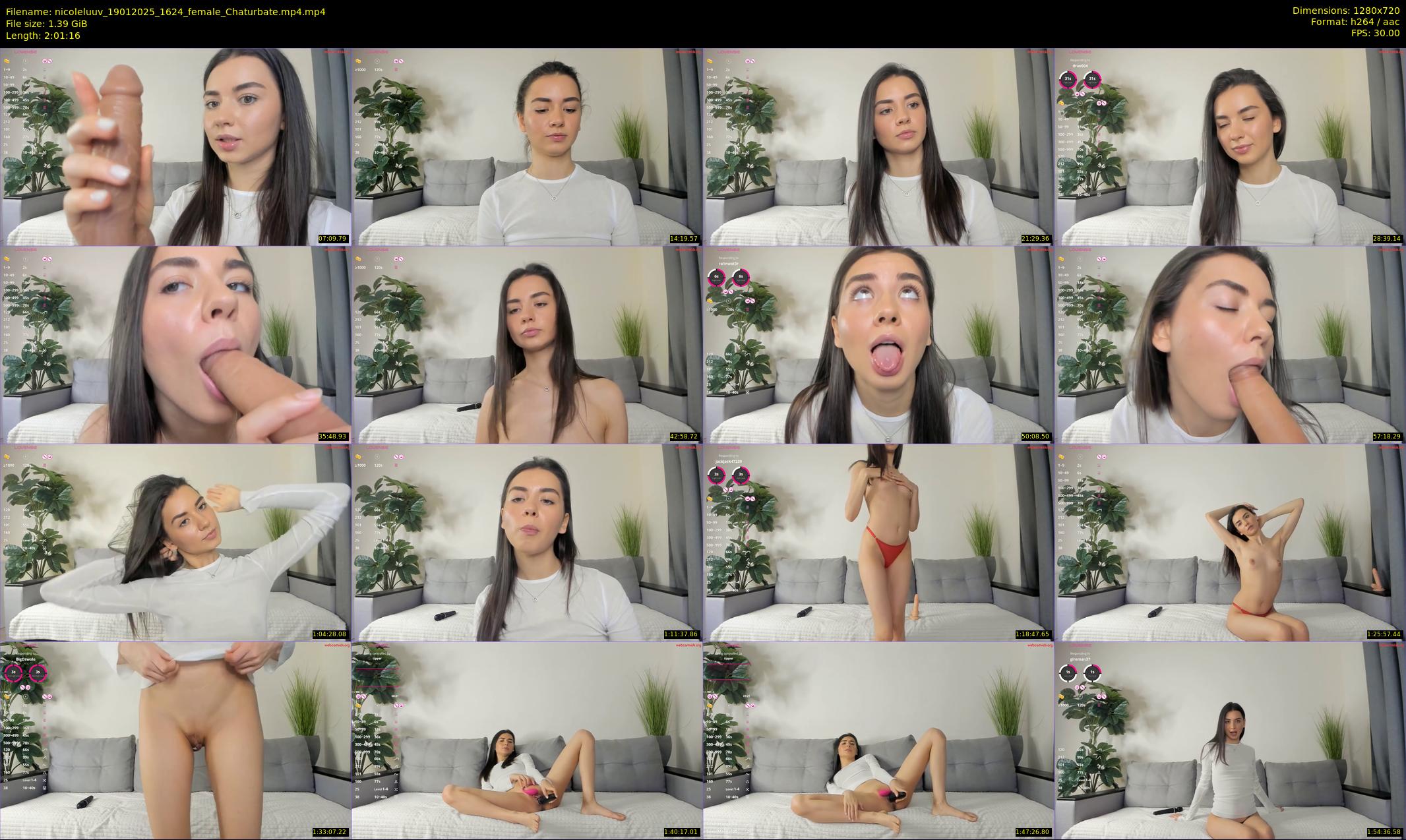 nicoleluuv — 122 minute Chaturbate female cam show recording, 720p, Jan 19, 2025