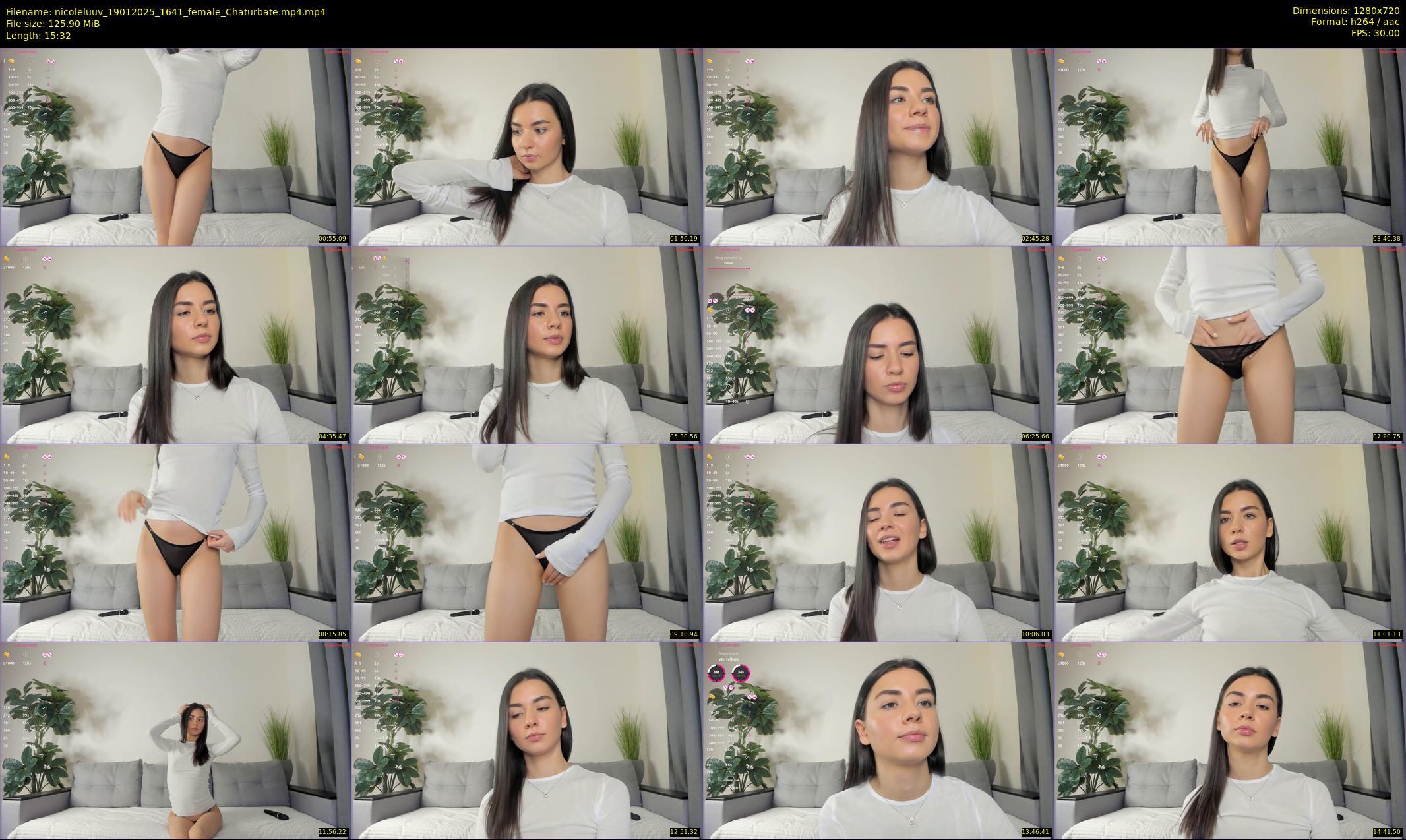 nicoleluuv — 16 minute Chaturbate female cam show recording, 720p, Jan 19, 2025