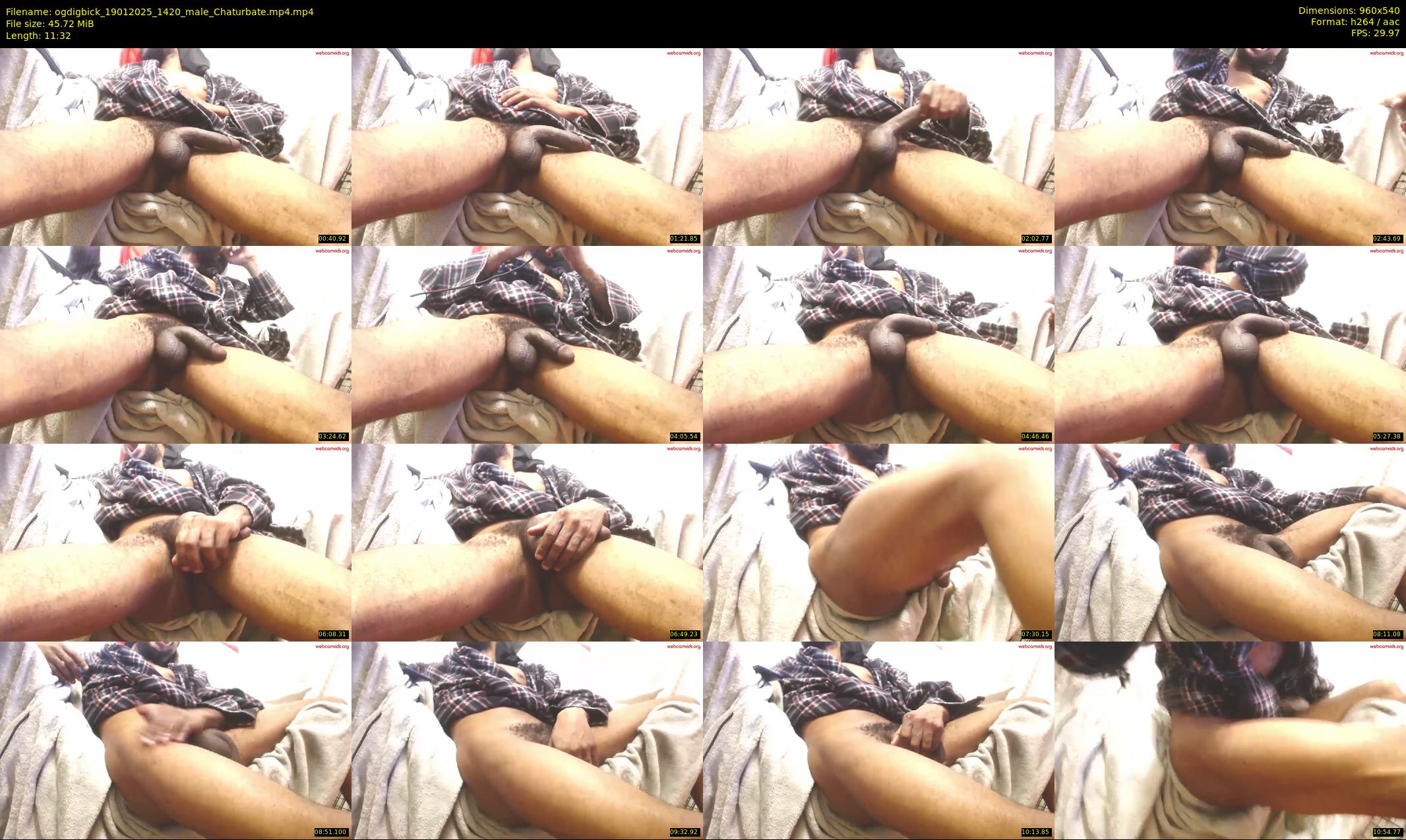 ogdigbick — 12 minute Chaturbate male cam show recording, 480p, Jan 19, 2025