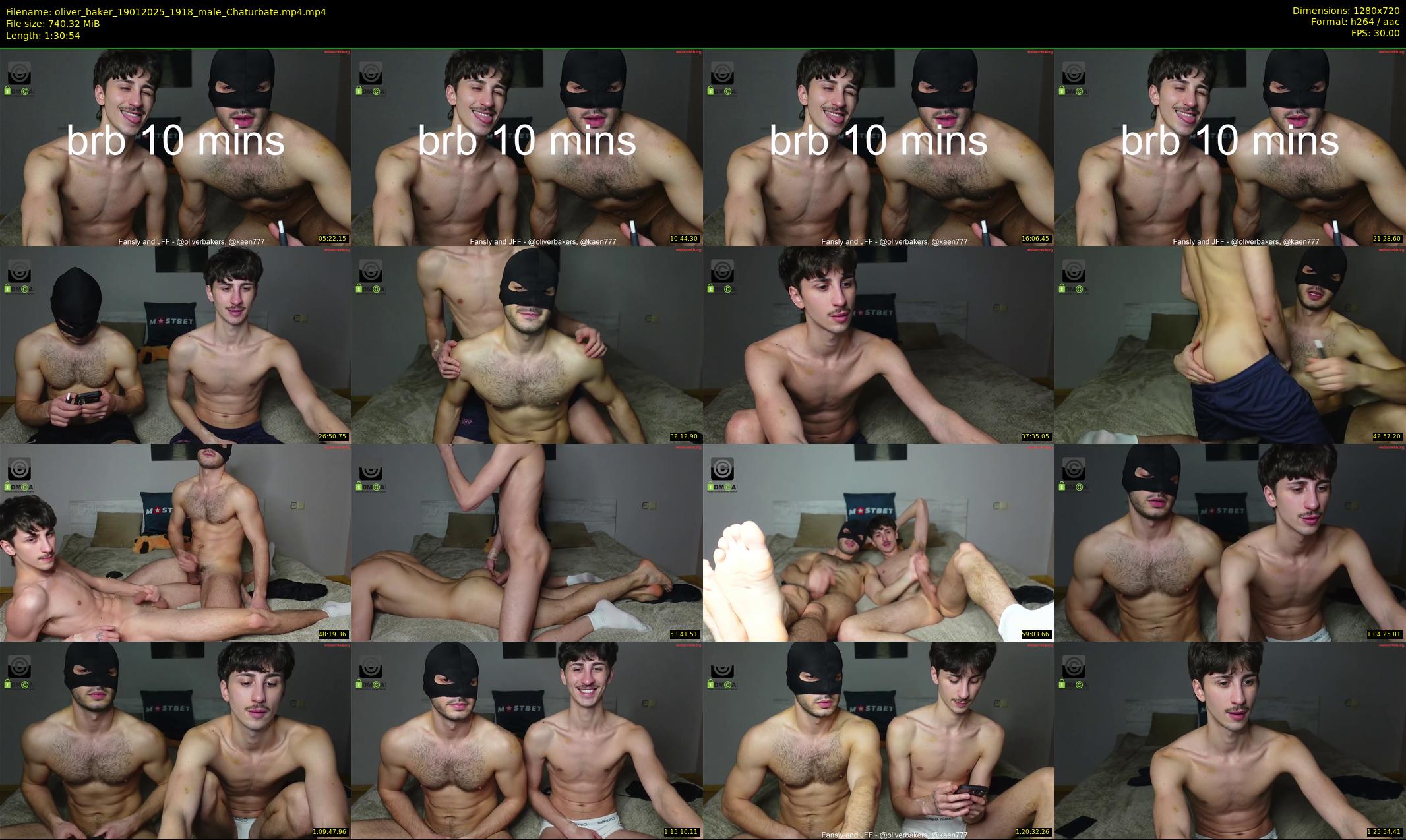 oliver_baker — 91 minute Chaturbate male cam show recording, 720p, Jan 19, 2025