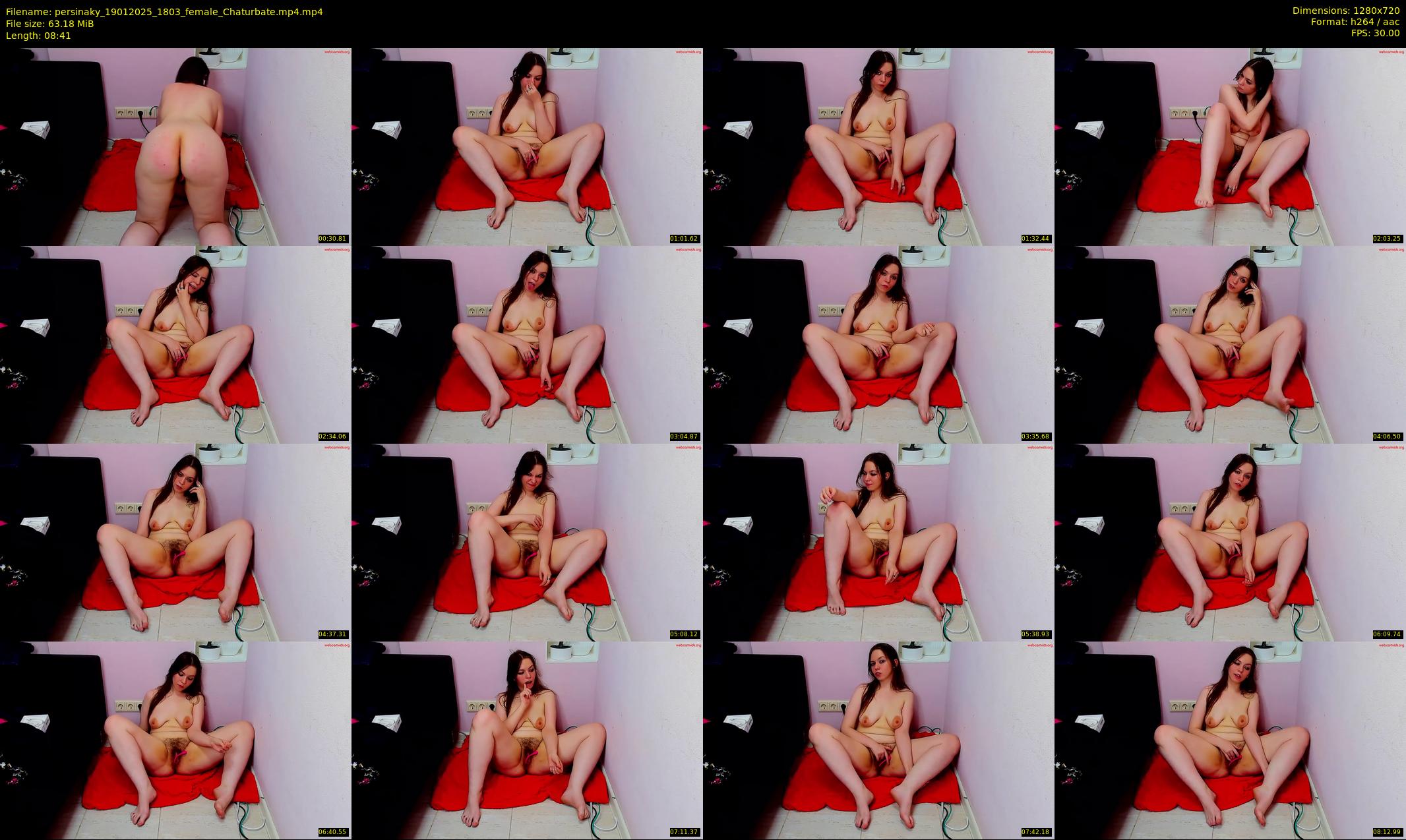 persinaky — 9 minute Chaturbate female cam show recording, 720p, Jan 19, 2025