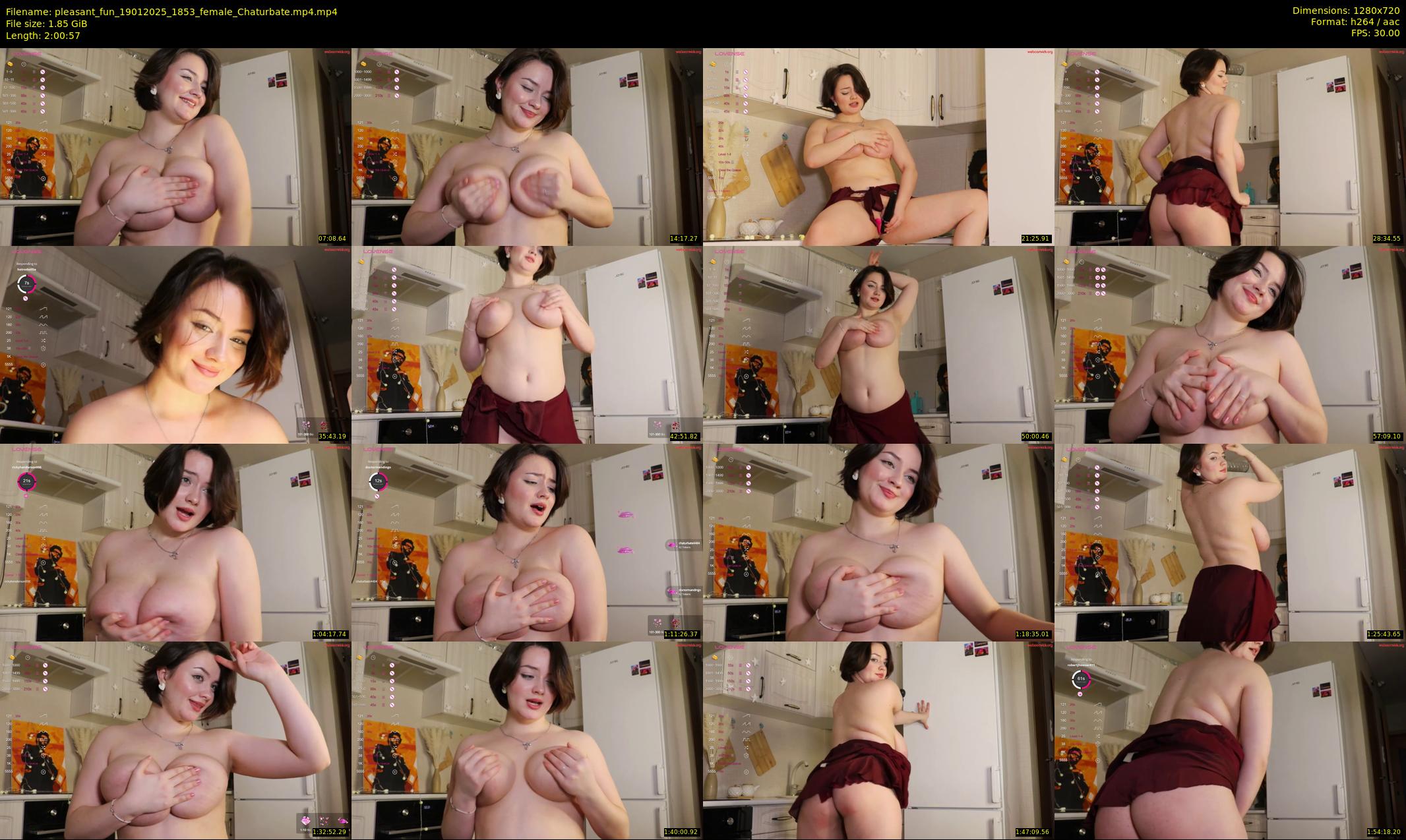 pleasant_fun — 121 minute Chaturbate female cam show recording, 720p, Jan 19, 2025