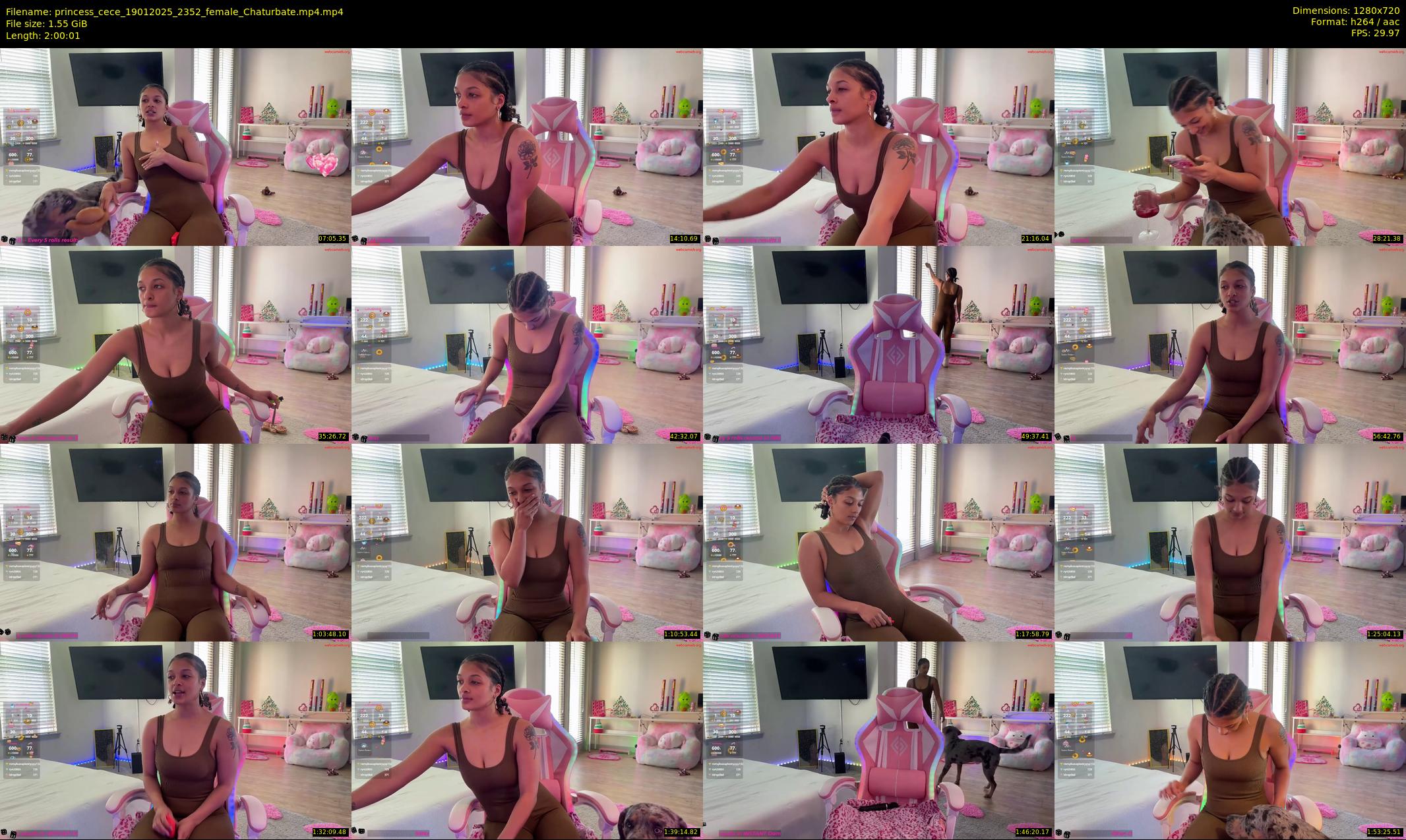 princess_cece — 121 minute Chaturbate female cam show recording, 720p, Jan 19, 2025