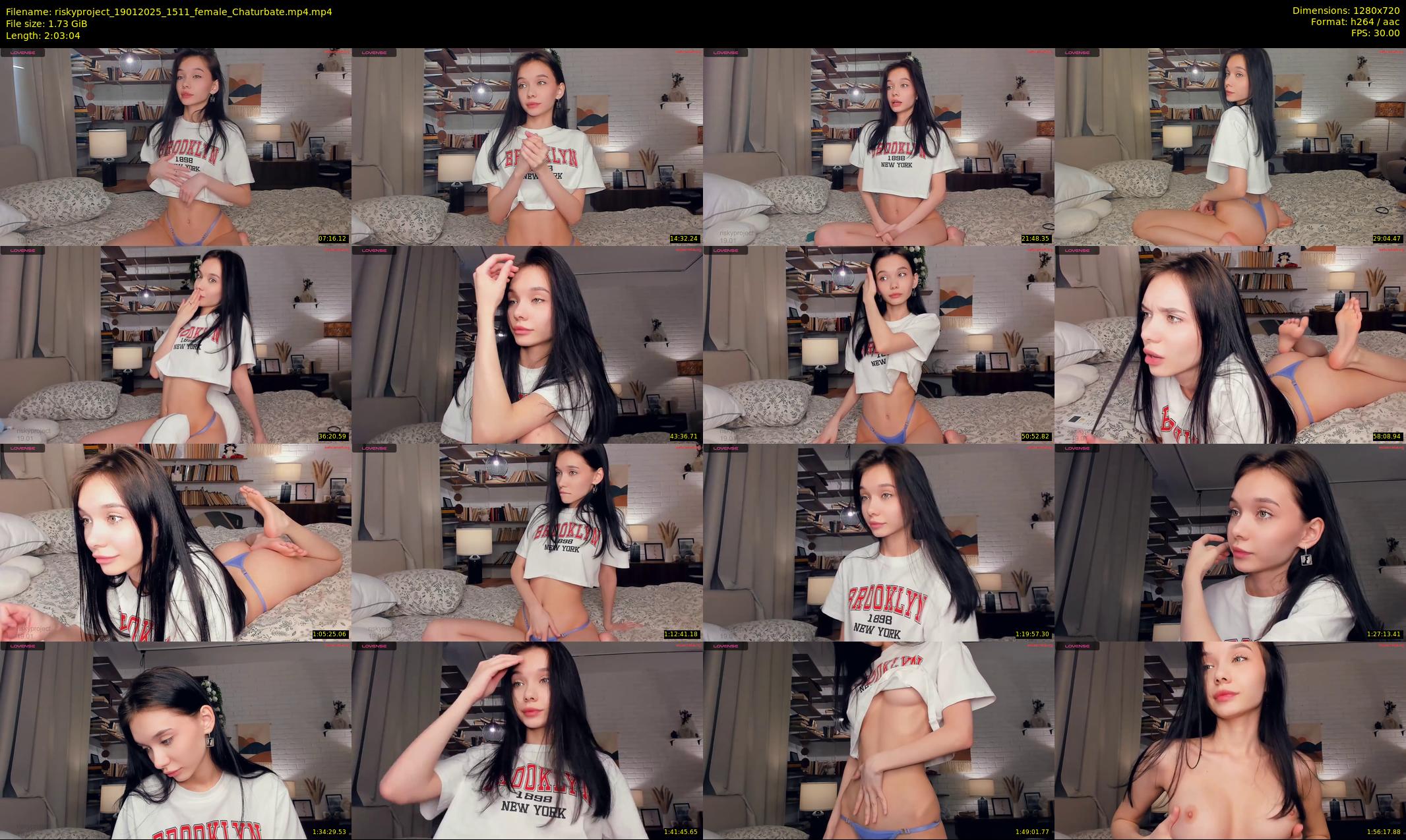 riskyproject — 124 minute Chaturbate couple cam show recording, 720p, Jan 19, 2025
