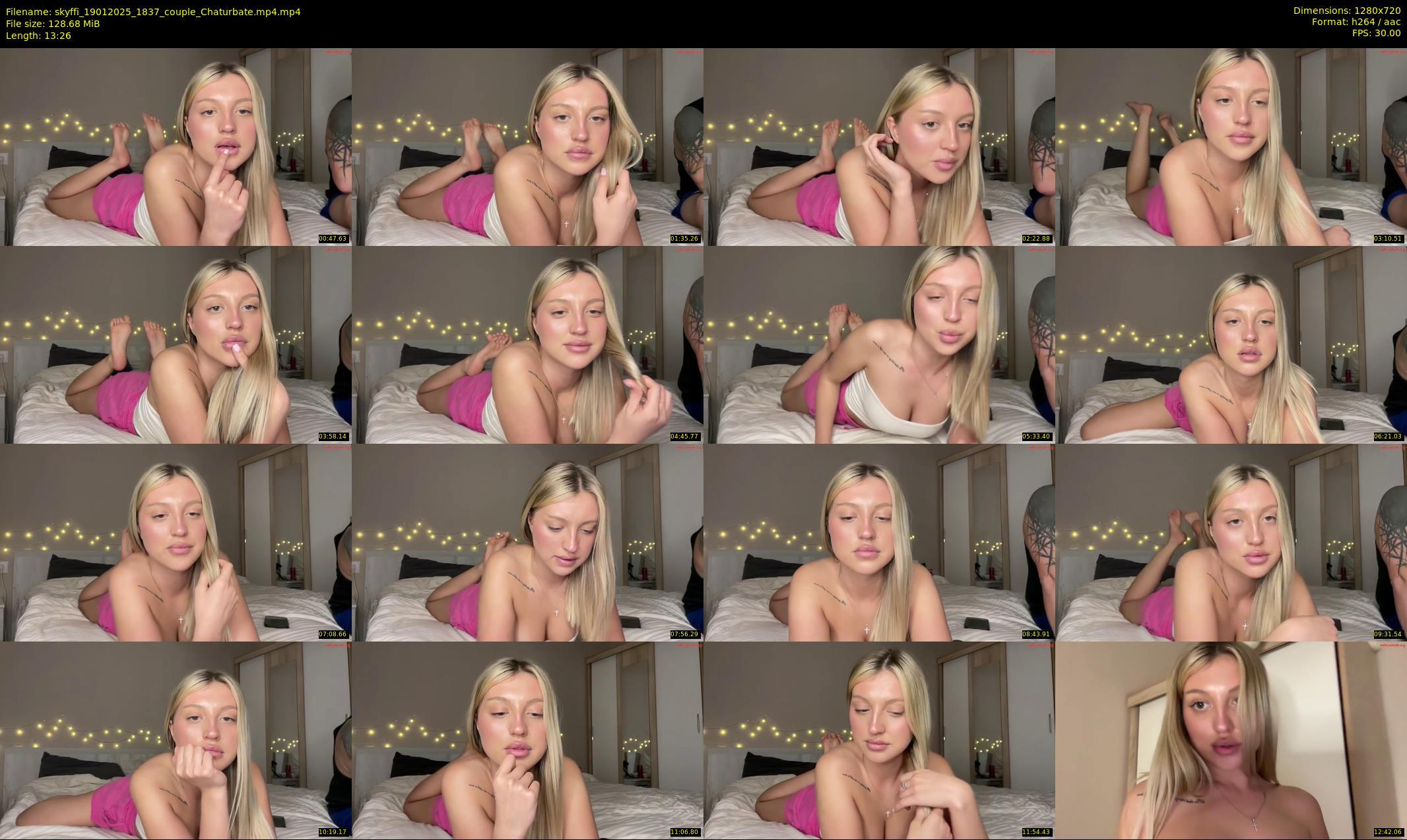 skyffi — 14 minute Chaturbate couple cam show recording, 720p, Jan 19, 2025