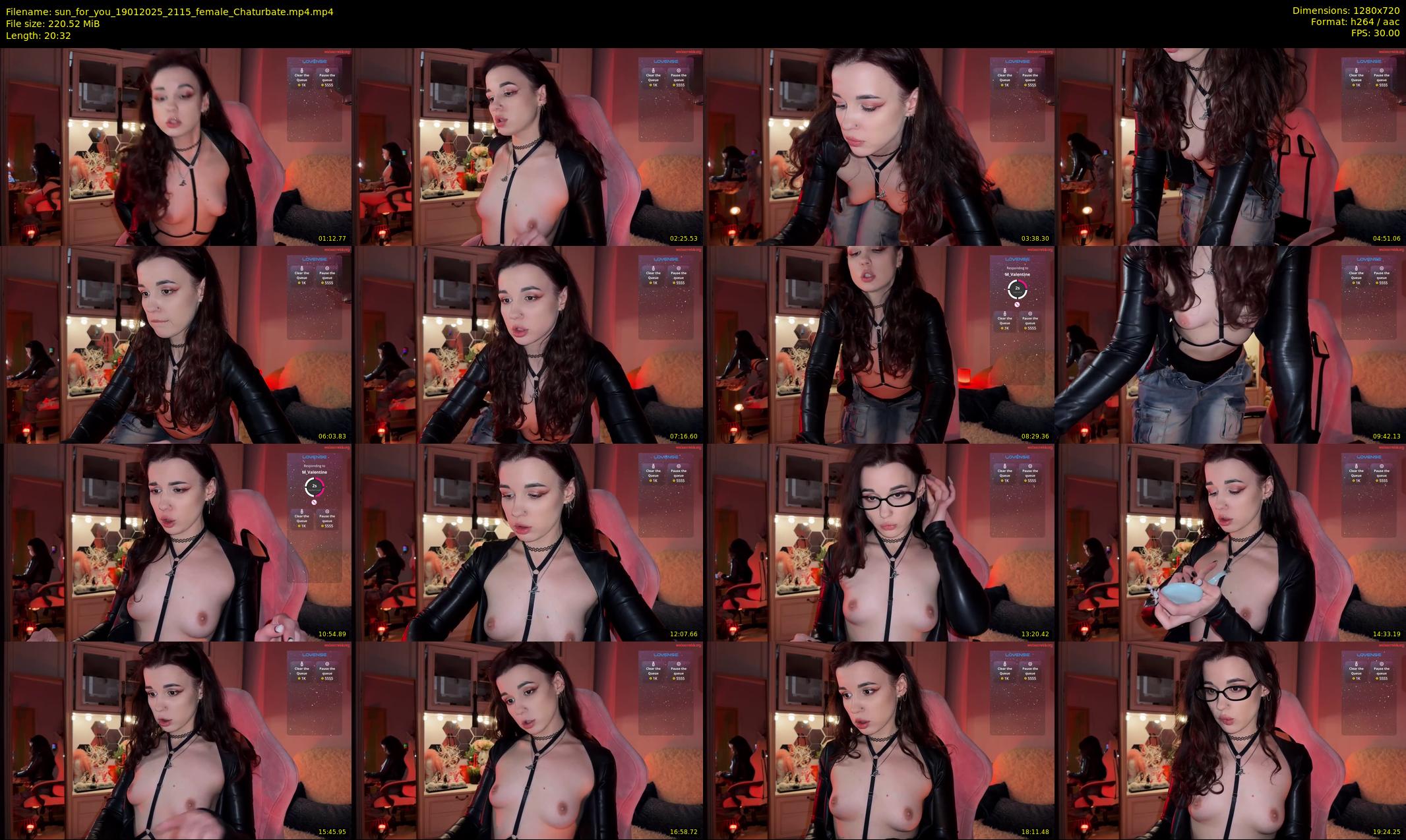 sun_for_you — 21 minute Chaturbate female cam show recording, 720p, Jan 19, 2025