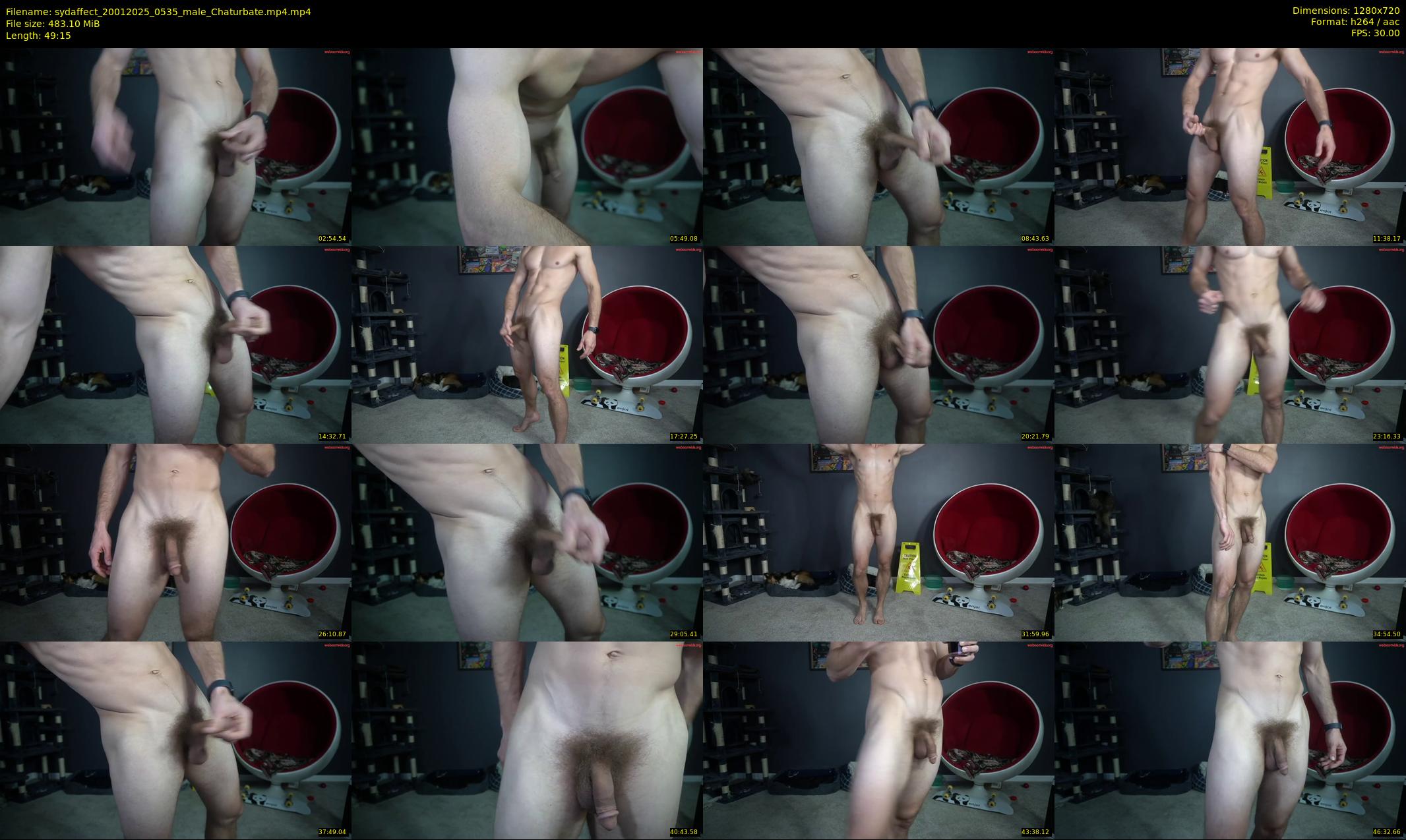 sydaffect — 50 minute Chaturbate male cam show recording, 720p, Jan 20, 2025