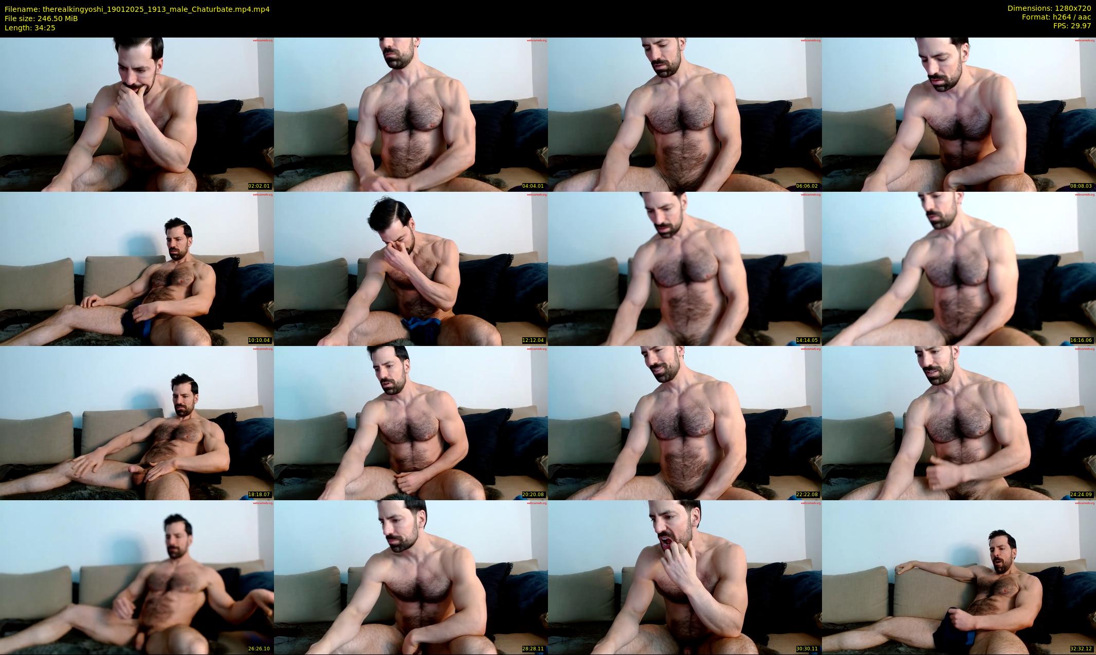 therealkingyoshi — 35 minute Chaturbate male cam show recording, 720p, Jan 19, 2025