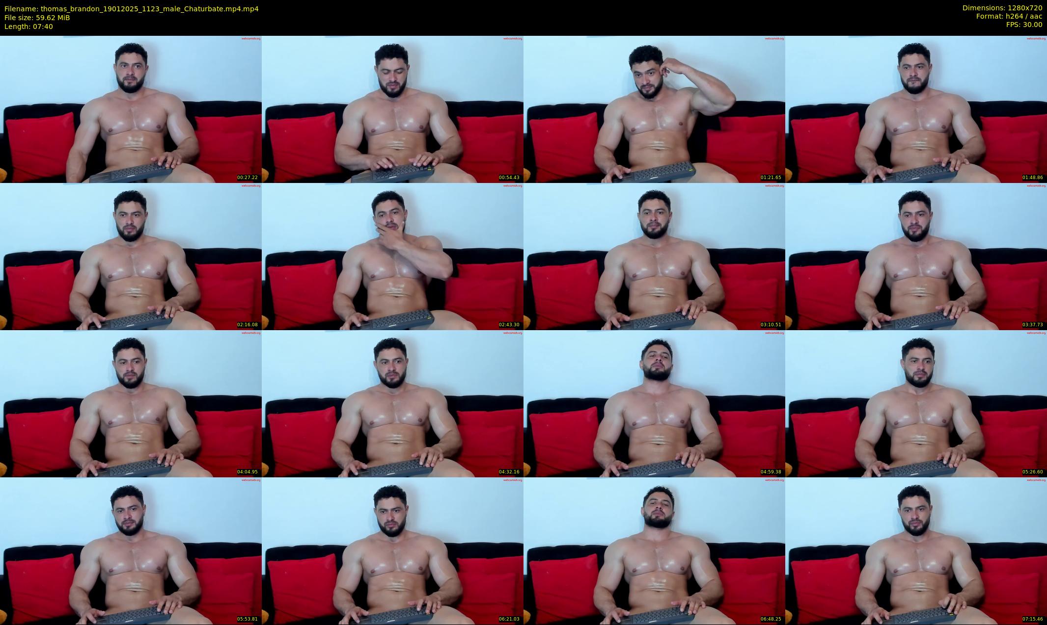 thomas_brandon — 8 minute Chaturbate male cam show recording, 720p, Jan 19, 2025