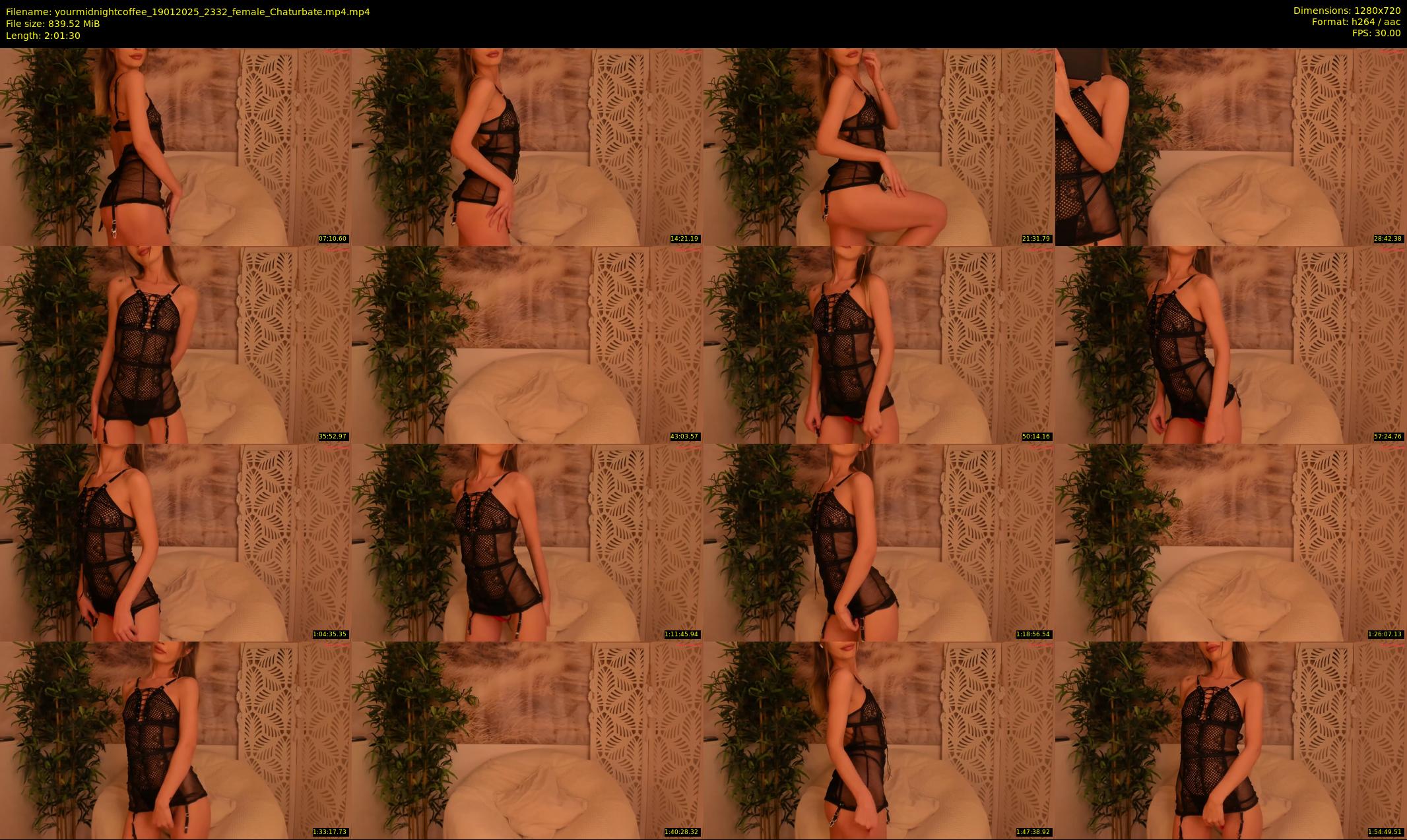 yourmidnightcoffee — 122 minute Chaturbate female cam show recording, 720p, Jan 19, 2025