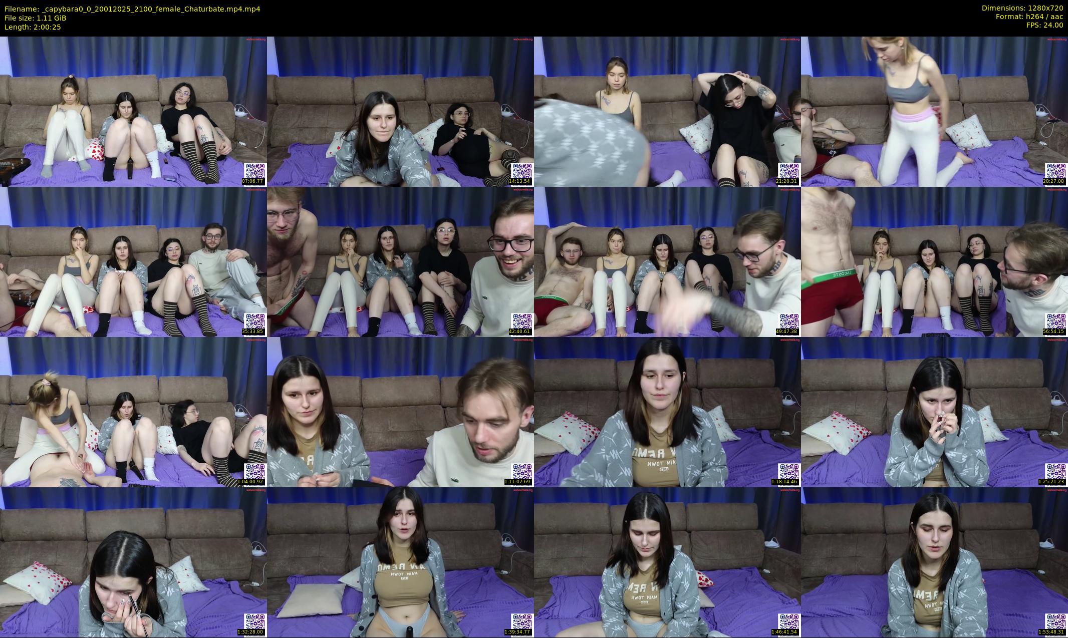_capybara0_0 — 121 minute Chaturbate couple cam show recording, 720p, Jan 20, 2025