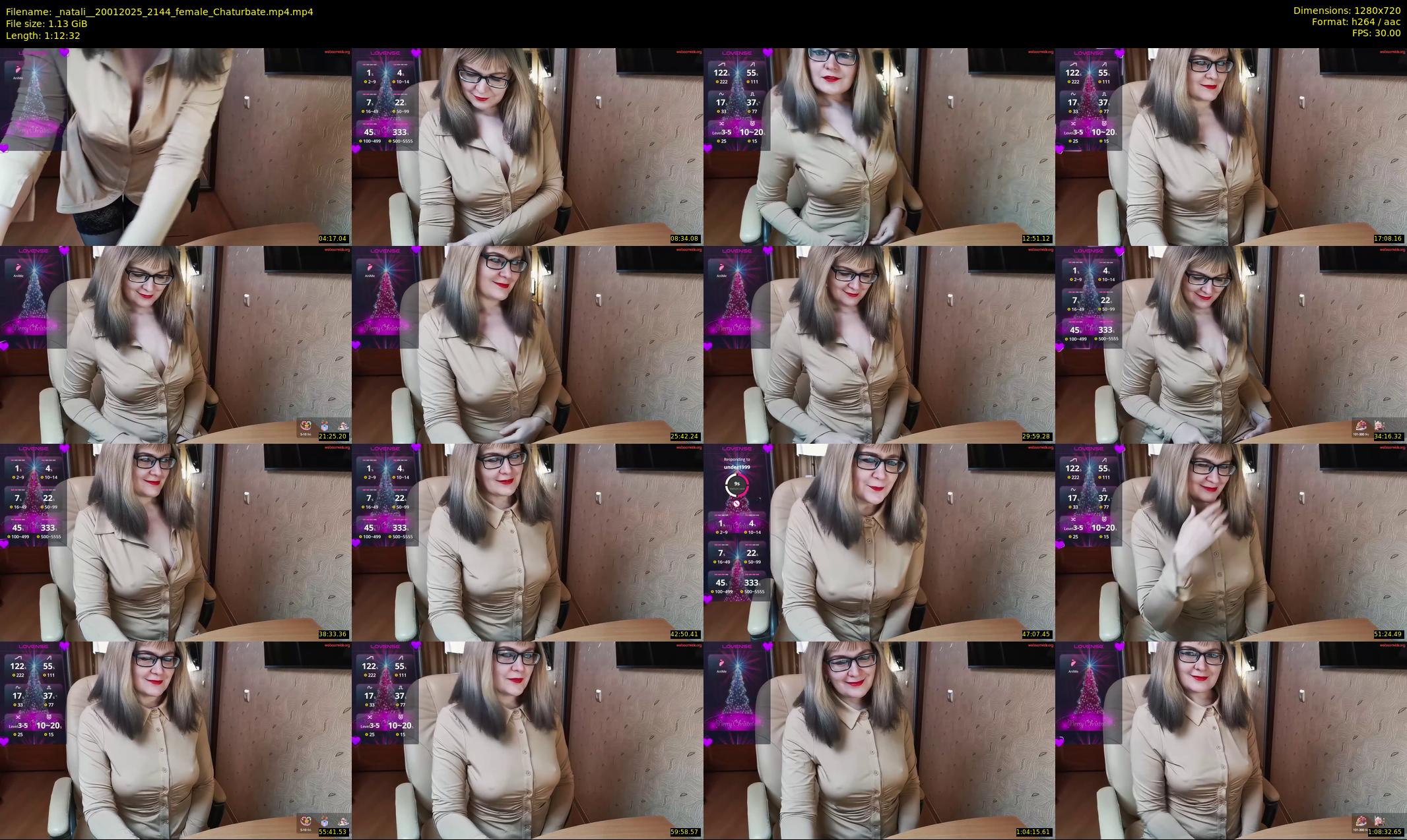 _natali_ — 73 minute Chaturbate female cam show recording, 720p, Jan 20, 2025
