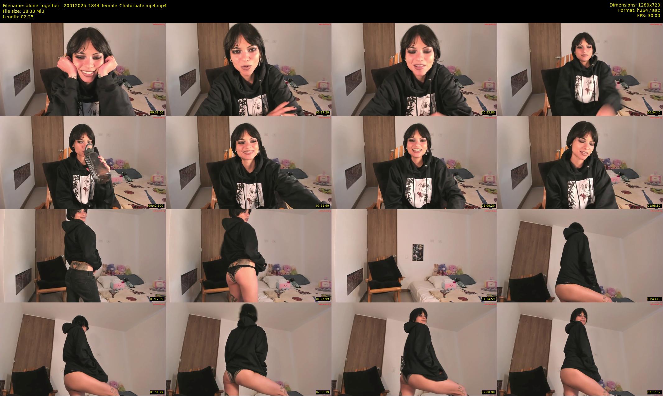 alone_together_ — 3 minute Chaturbate female cam show recording, 720p, Jan 20, 2025