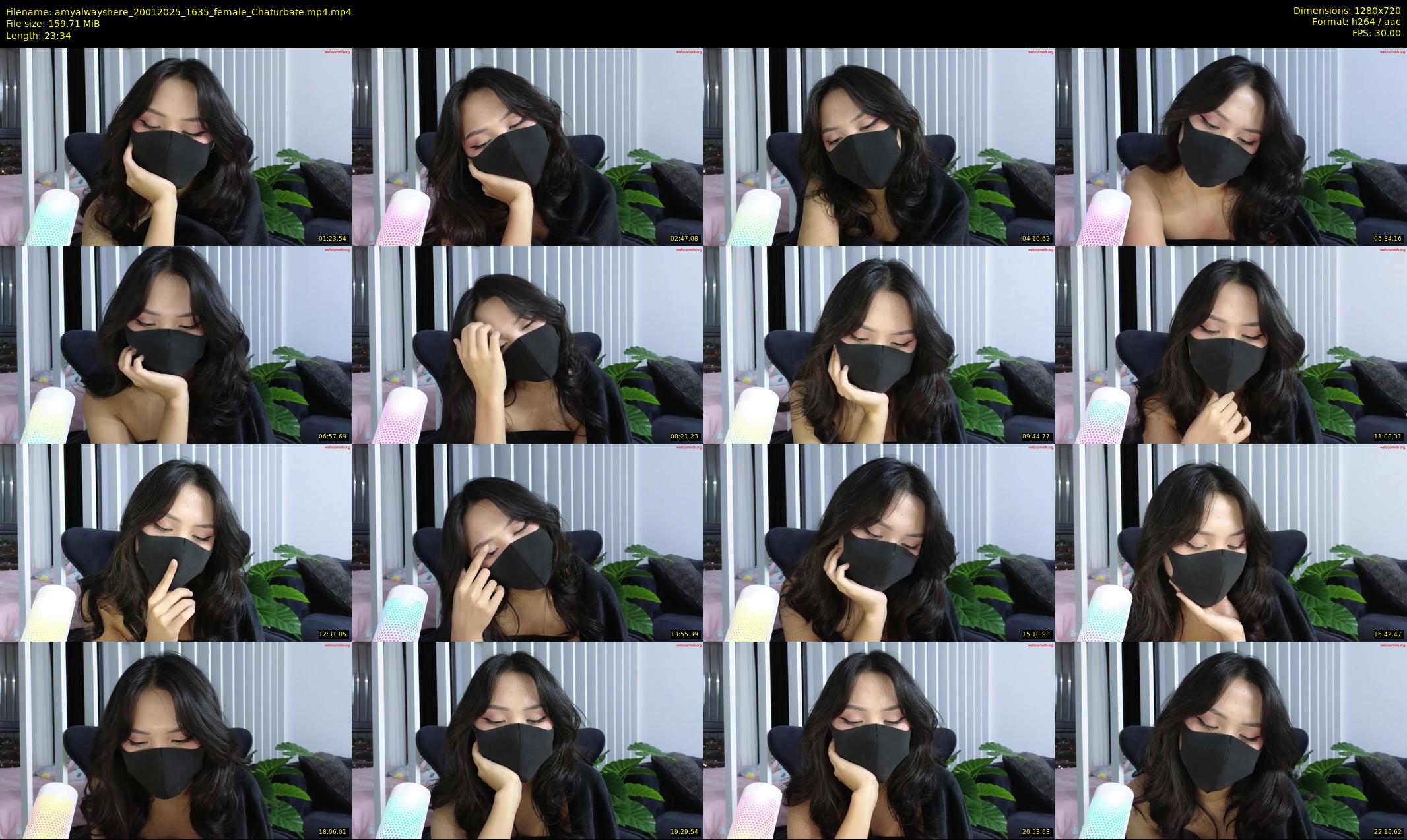 amyalwayshere — 24 minute Chaturbate female cam show recording, 720p, Jan 20, 2025