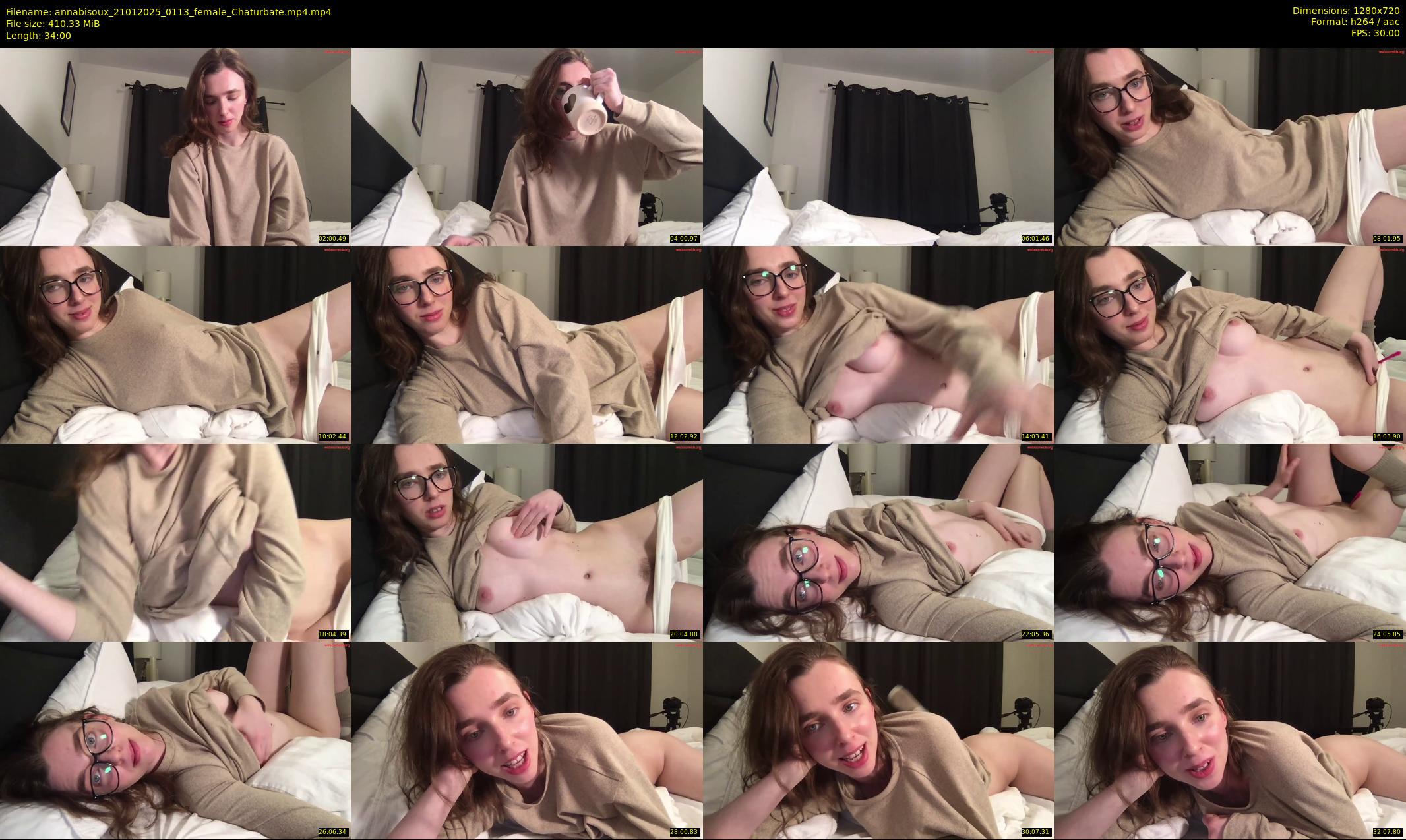 annabisoux — 34 minute Chaturbate female cam show recording, 720p, Jan 21, 2025