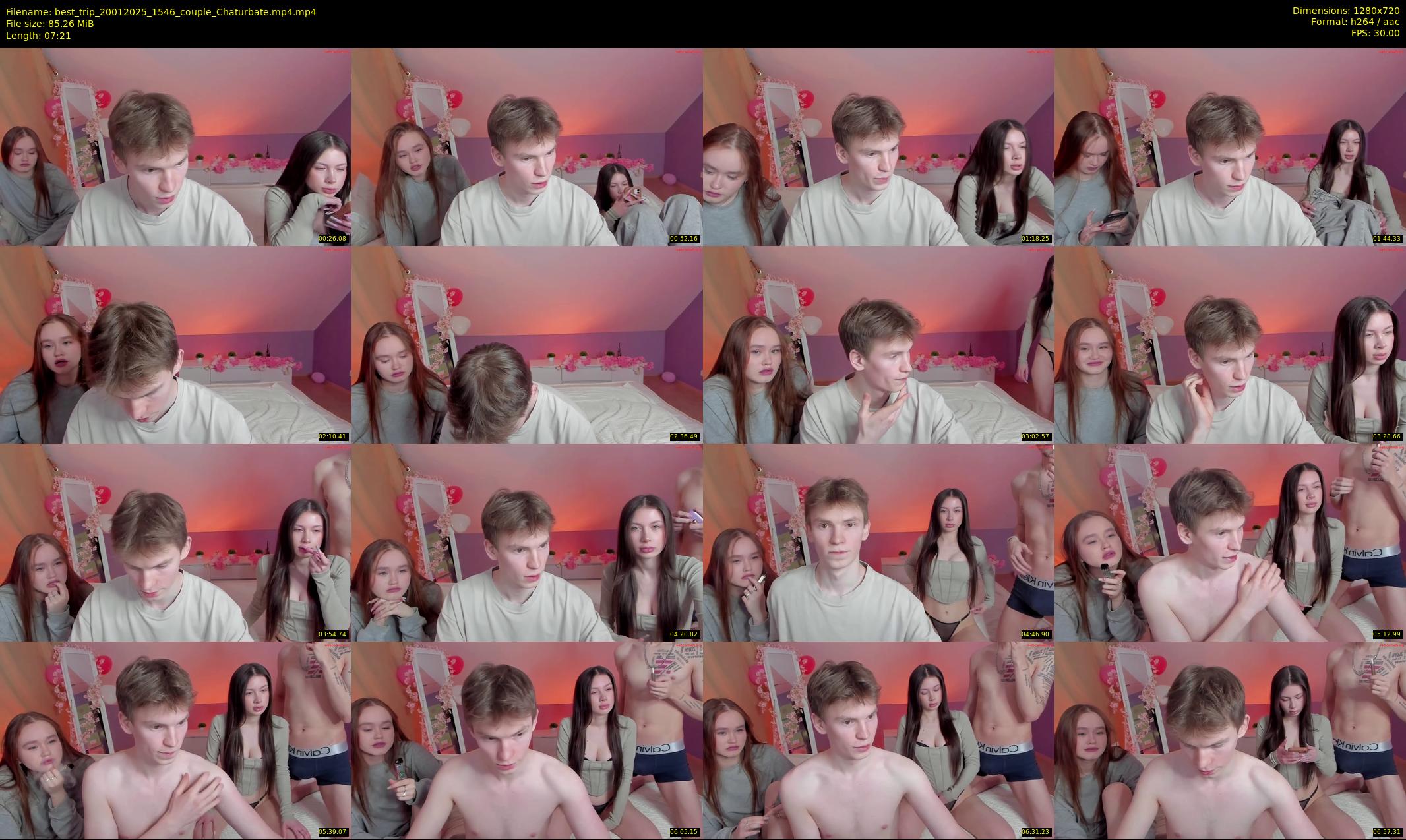 best_trip — 8 minute Chaturbate couple cam show recording, 720p, Jan 20, 2025