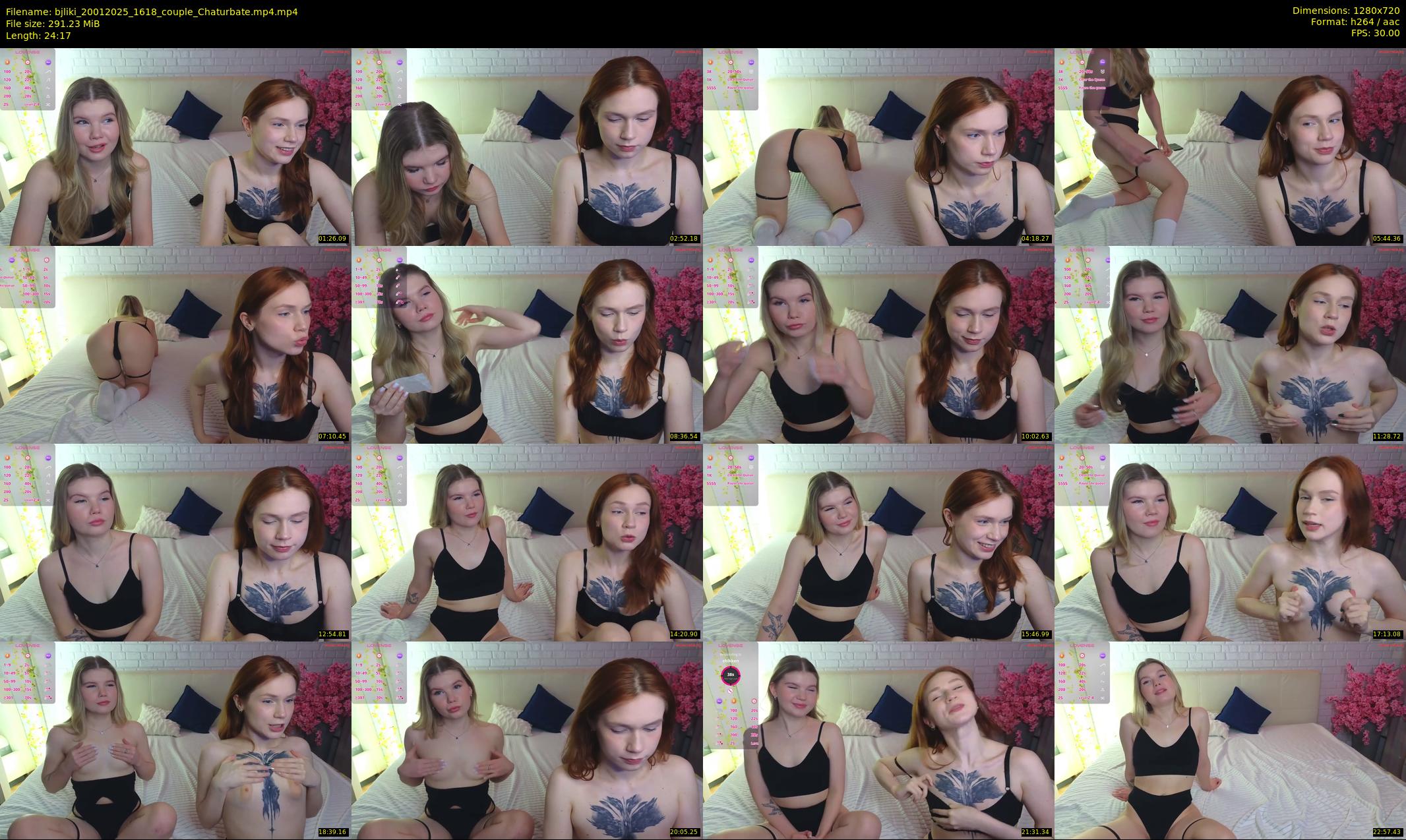 bjliki — 25 minute Chaturbate couple cam show recording, 720p, Jan 20, 2025