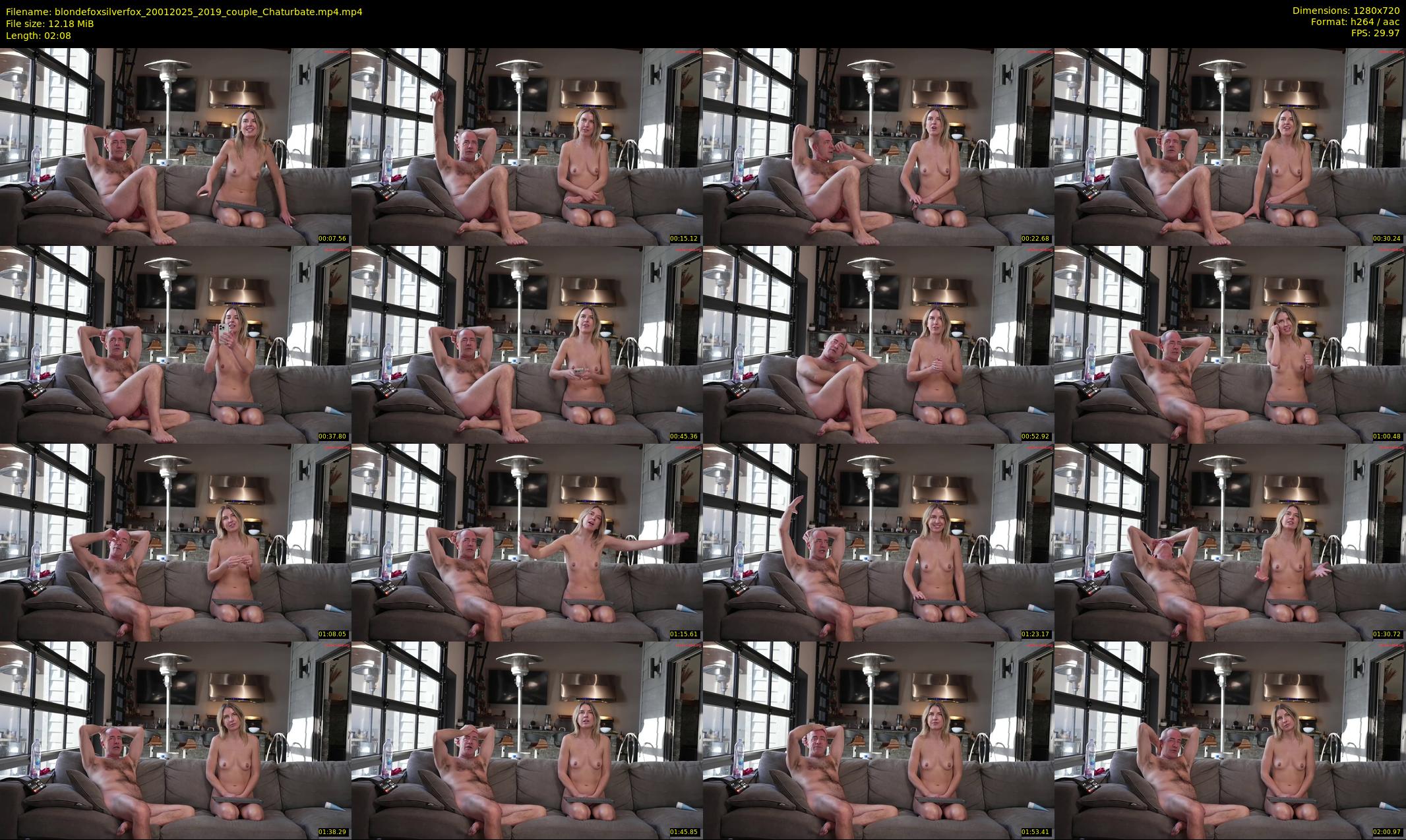 blondefoxsilverfox — 3 minute Chaturbate couple cam show recording, 720p, Jan 20, 2025