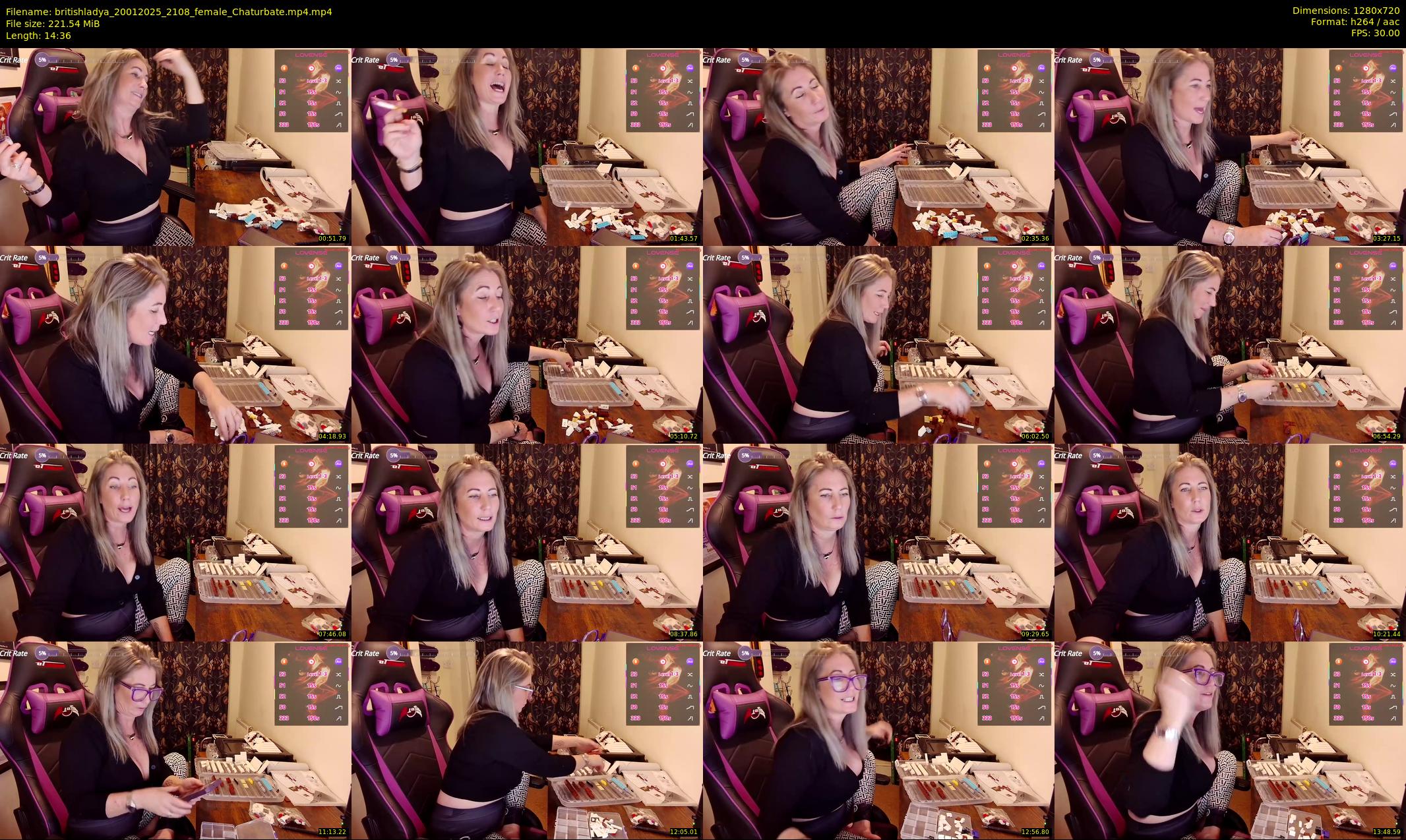 britishladya — 15 minute Chaturbate female cam show recording, 720p, Jan 20, 2025