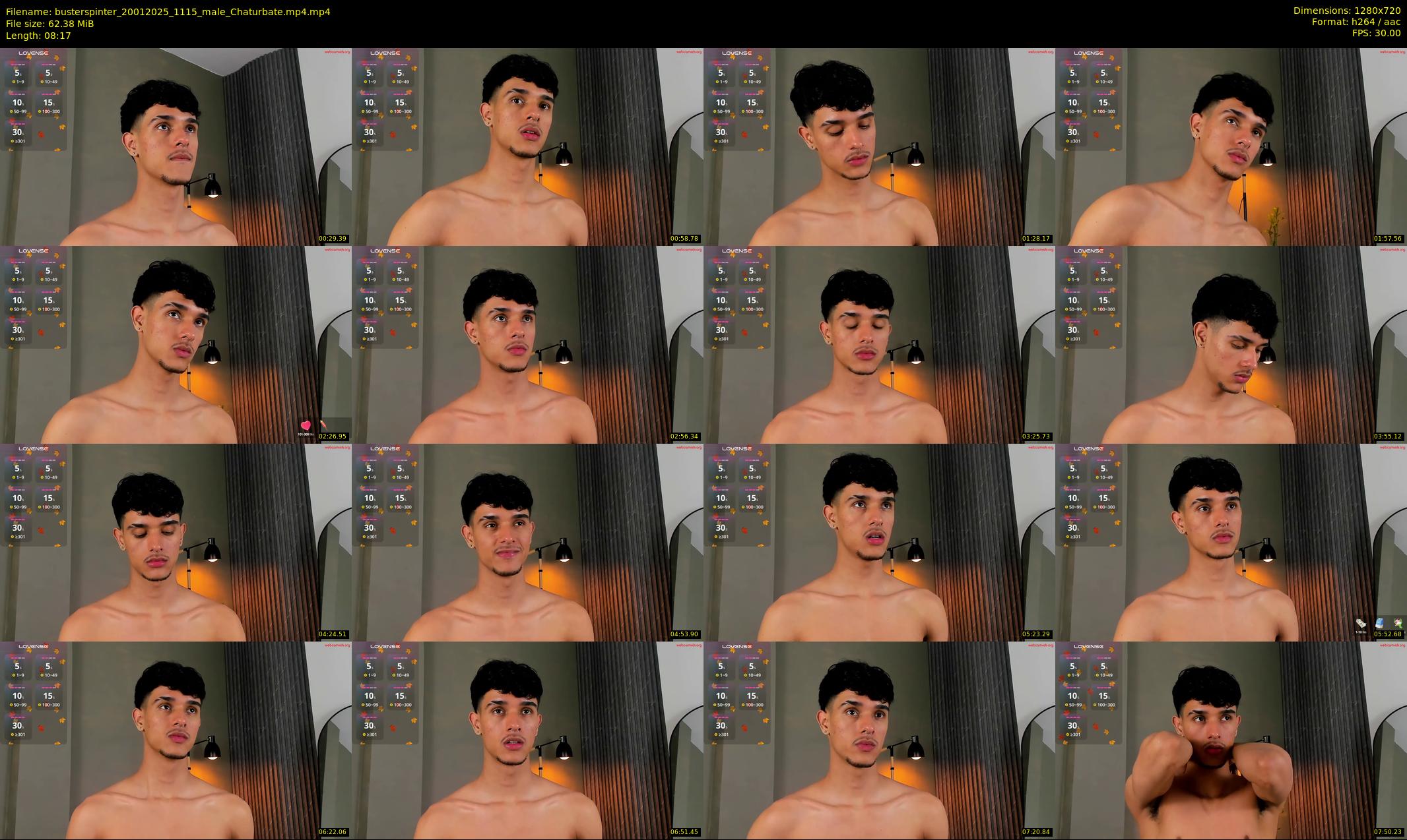 busterspinter — 9 minute Chaturbate male cam show recording, 720p, Jan 20, 2025