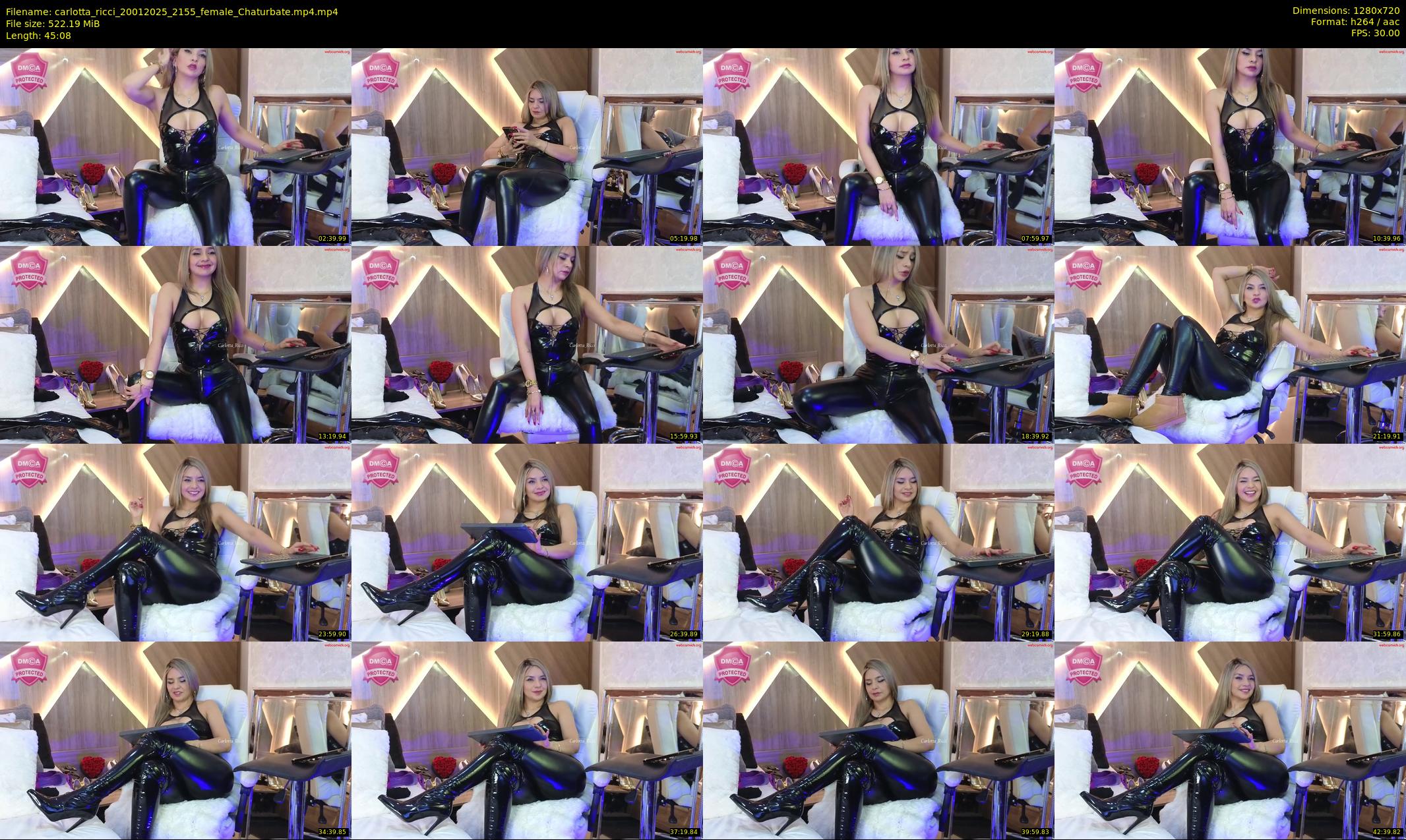 carlotta_ricci — 46 minute Chaturbate female cam show recording, 720p, Jan 20, 2025