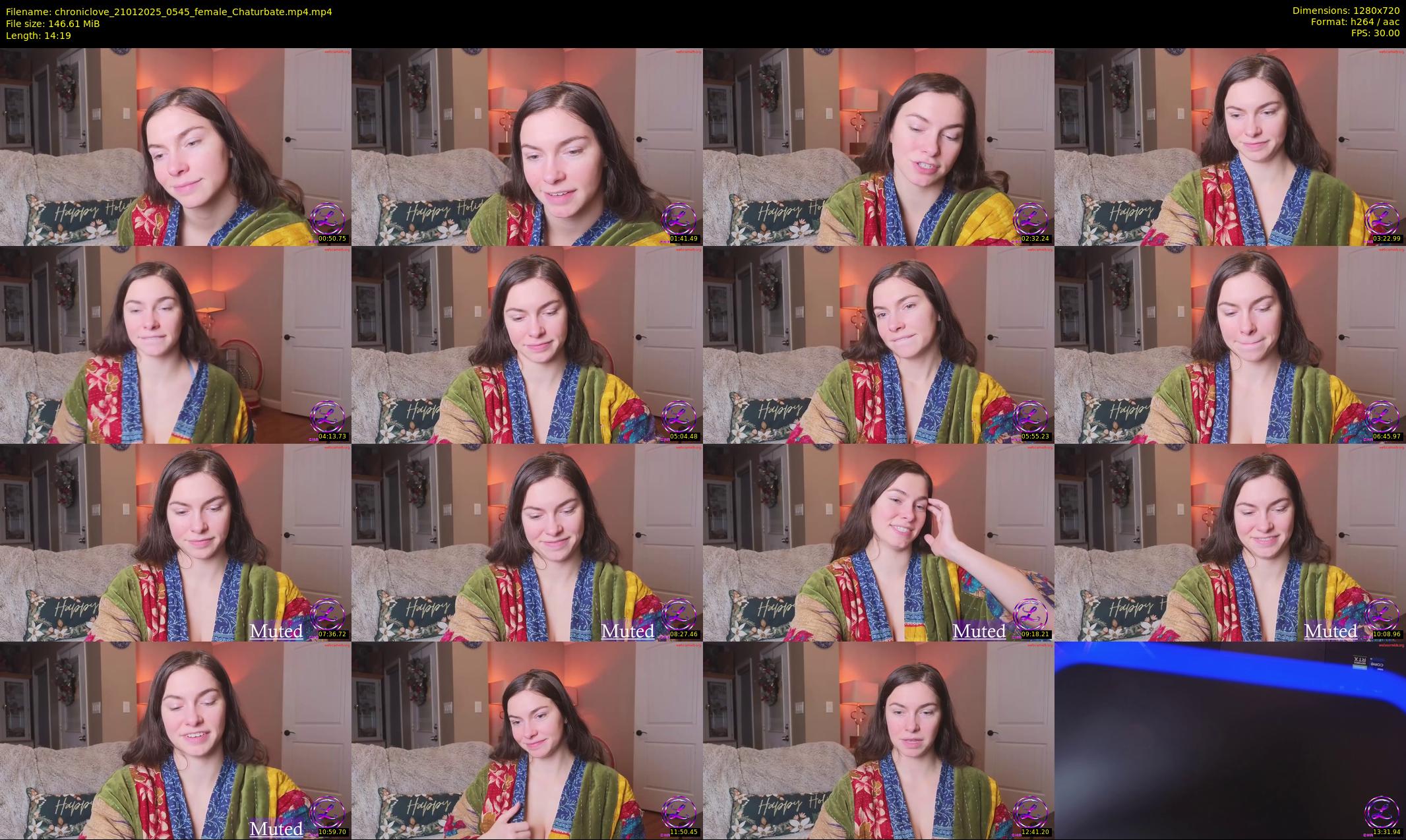 chroniclove — 15 minute Chaturbate female cam show recording, 720p, Jan 21, 2025