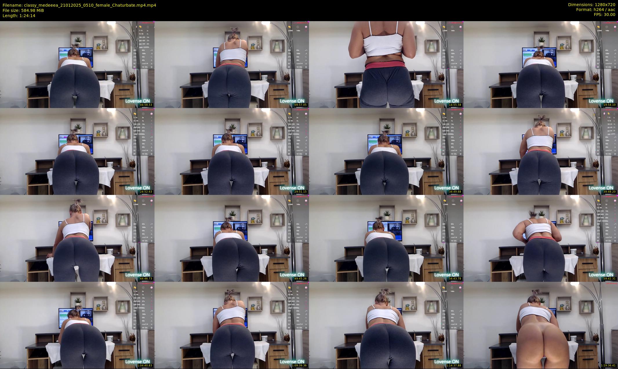 classy_medeeea — 85 minute Chaturbate female cam show recording, 720p, Jan 21, 2025