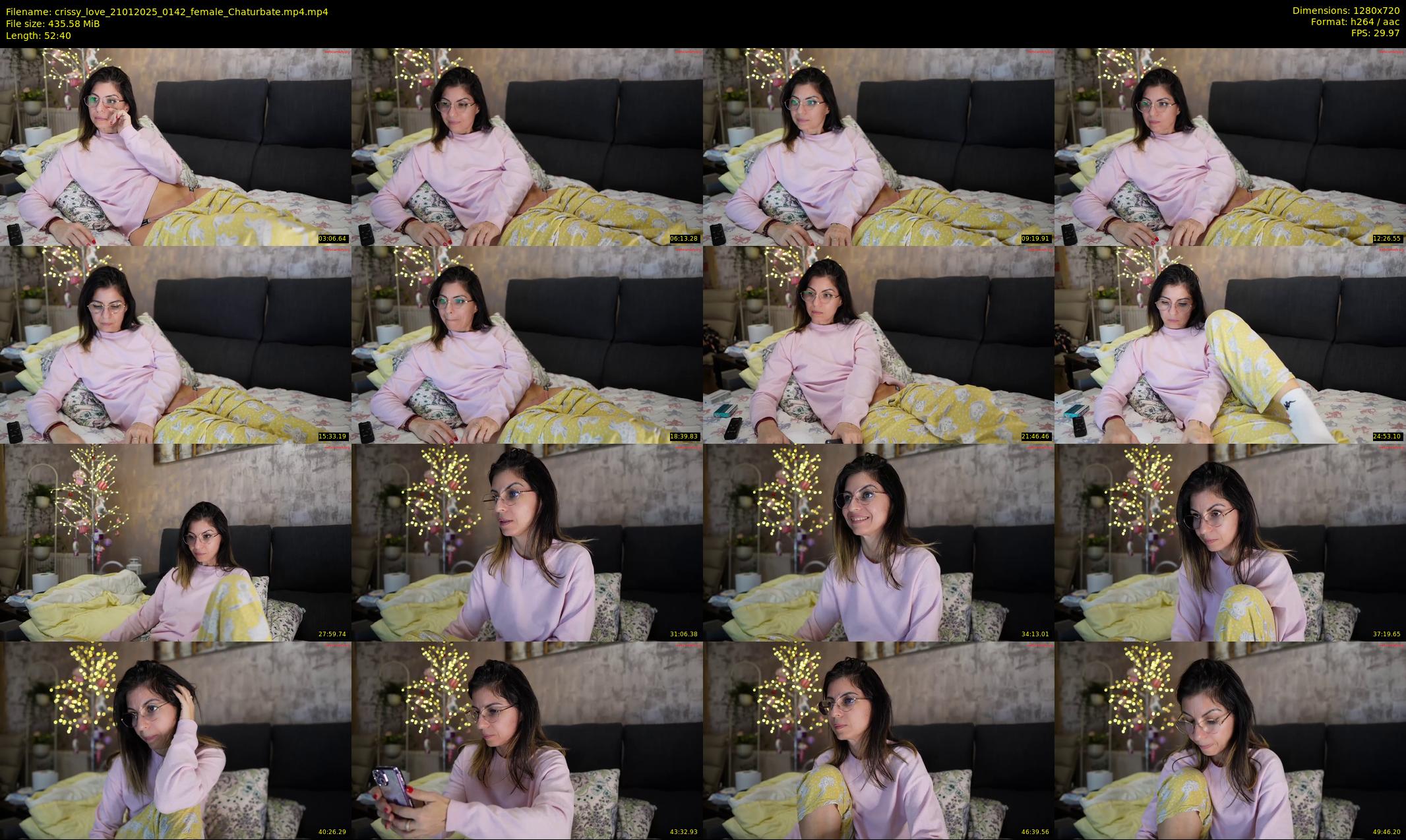 crissy_love — 53 minute Chaturbate female cam show recording, 720p, Jan 21, 2025