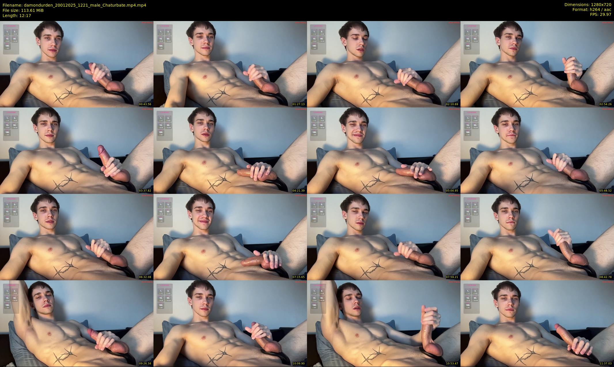 damondurden — 13 minute Chaturbate male cam show recording, 720p, Jan 20, 2025