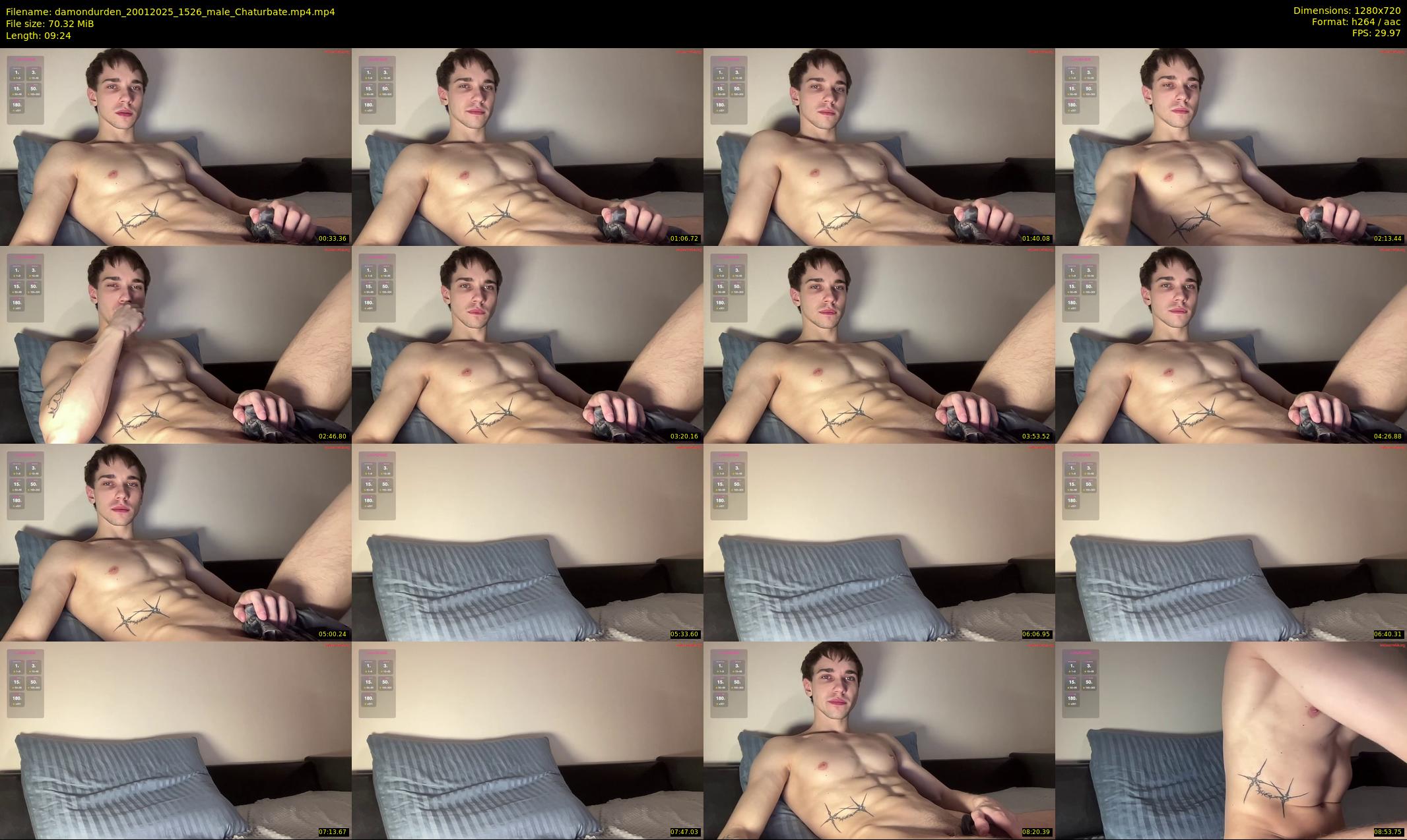 damondurden — 10 minute Chaturbate male cam show recording, 720p, Jan 20, 2025