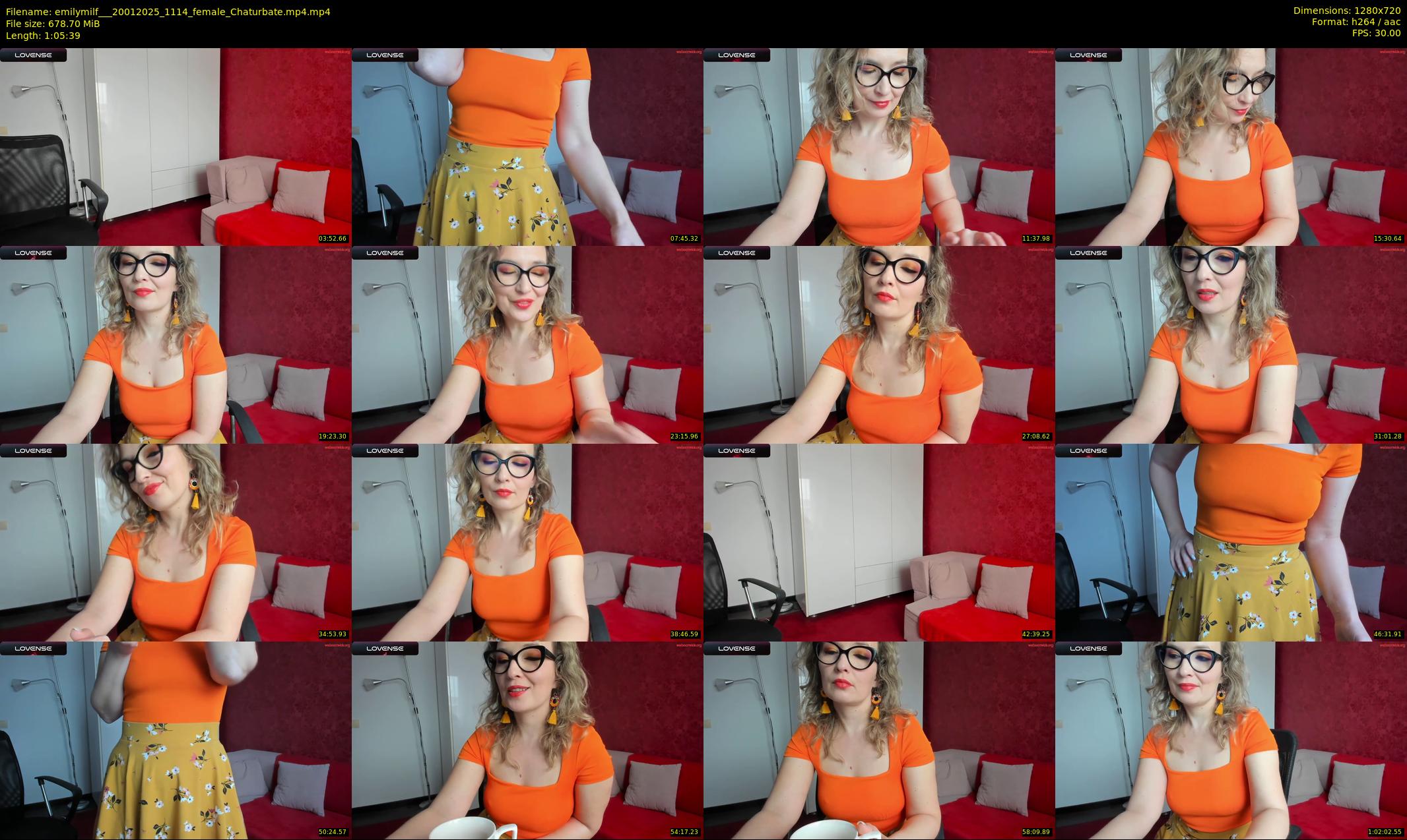 emilymilf__ — 66 minute Chaturbate female cam show recording, 720p, Jan 20, 2025