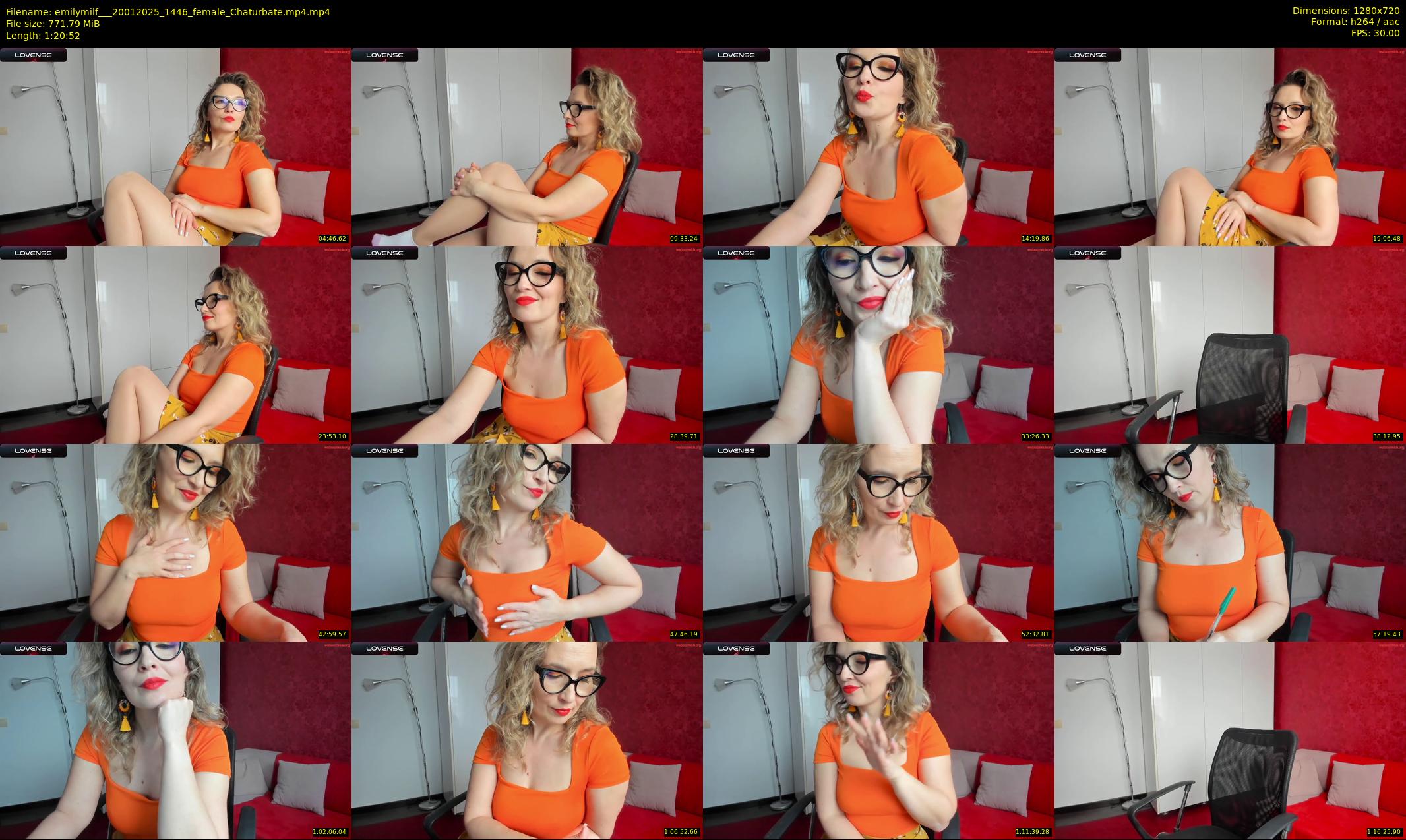 emilymilf__ — 81 minute Chaturbate female cam show recording, 720p, Jan 20, 2025