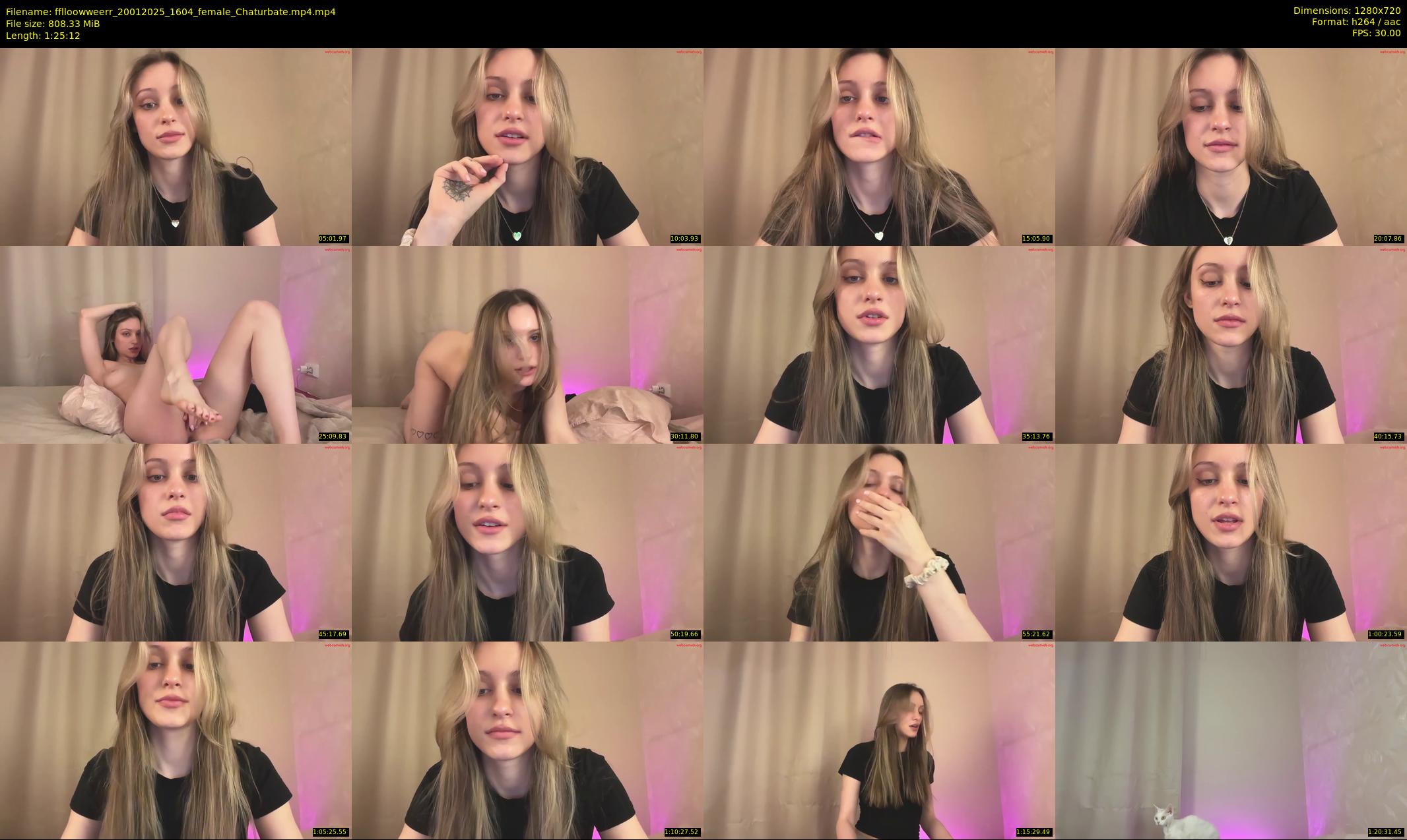 fflloowweerr — 86 minute Chaturbate couple cam show recording, 720p, Jan 20, 2025