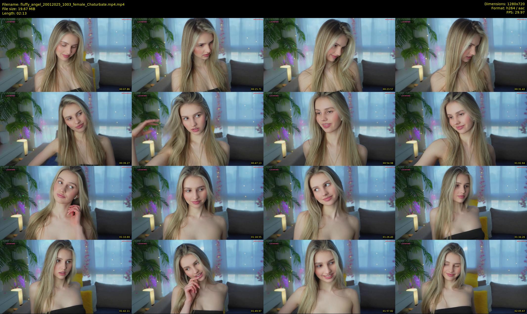 fluffy_angel — 3 minute Chaturbate female cam show recording, 720p, Jan 20, 2025