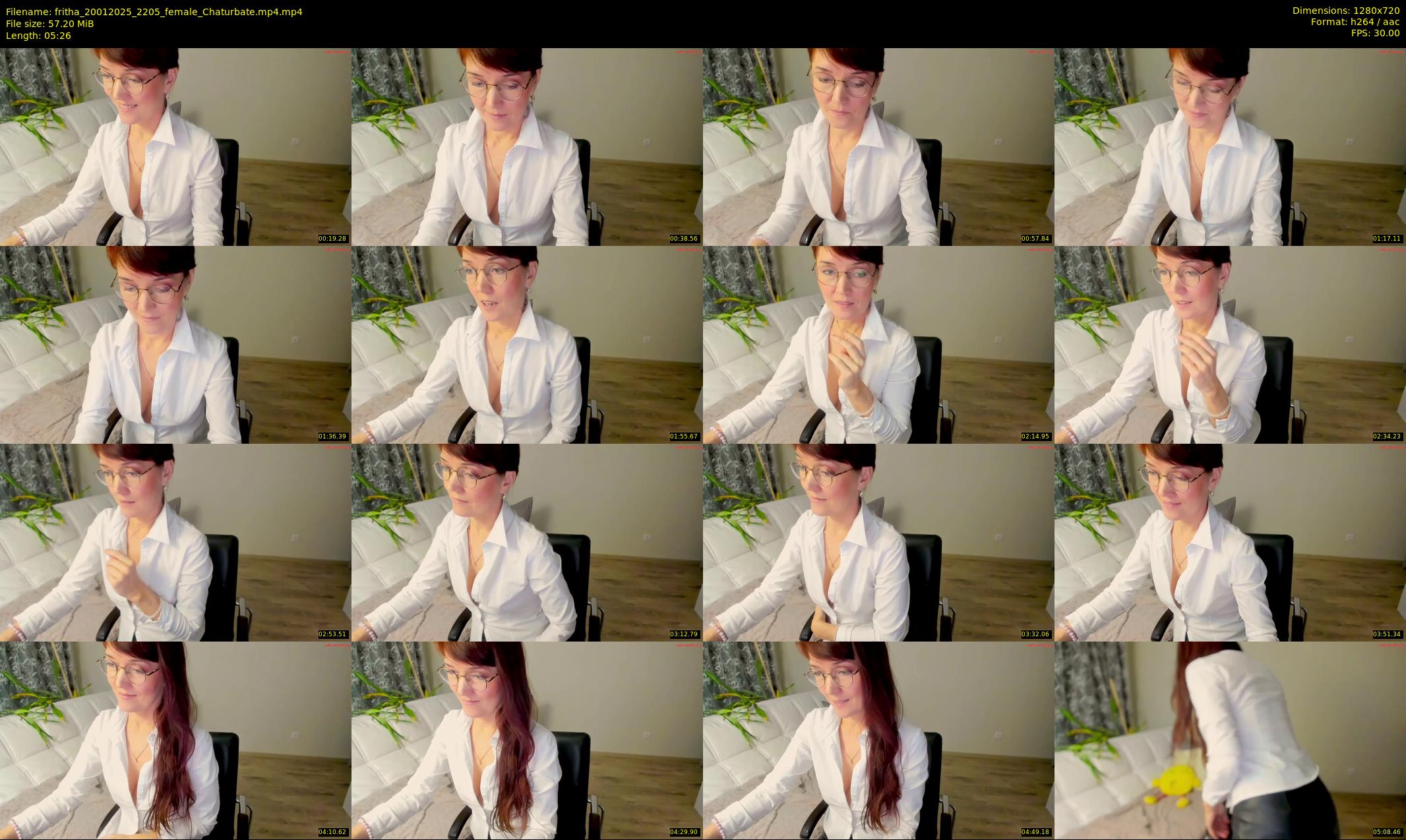 fritha — 6 minute Chaturbate female cam show recording, 720p, Jan 20, 2025