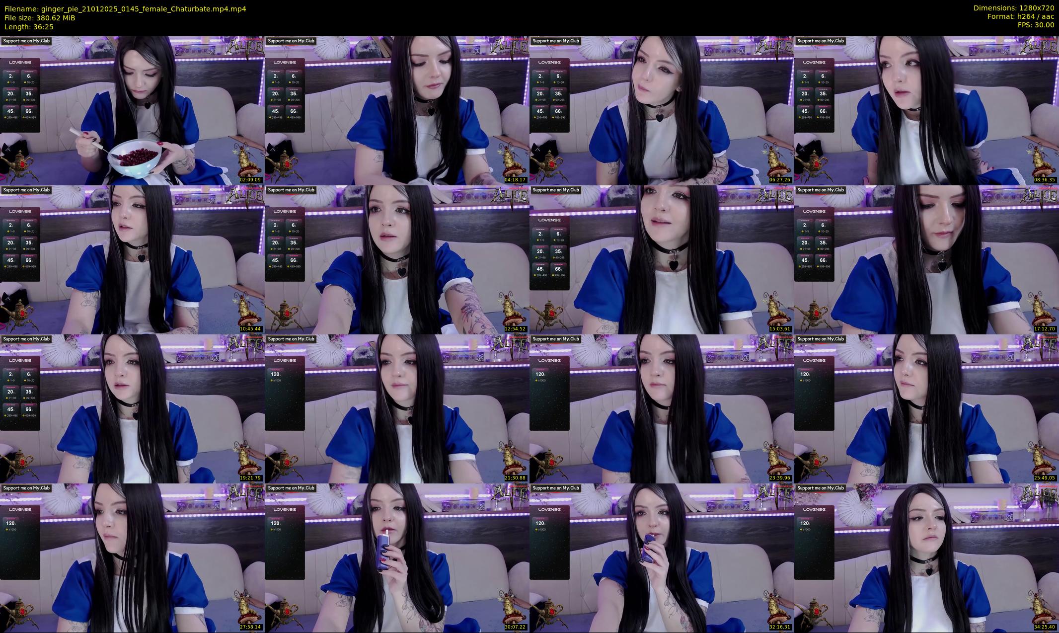 ginger_pie — 37 minute Chaturbate female cam show recording, 720p, Jan 21, 2025