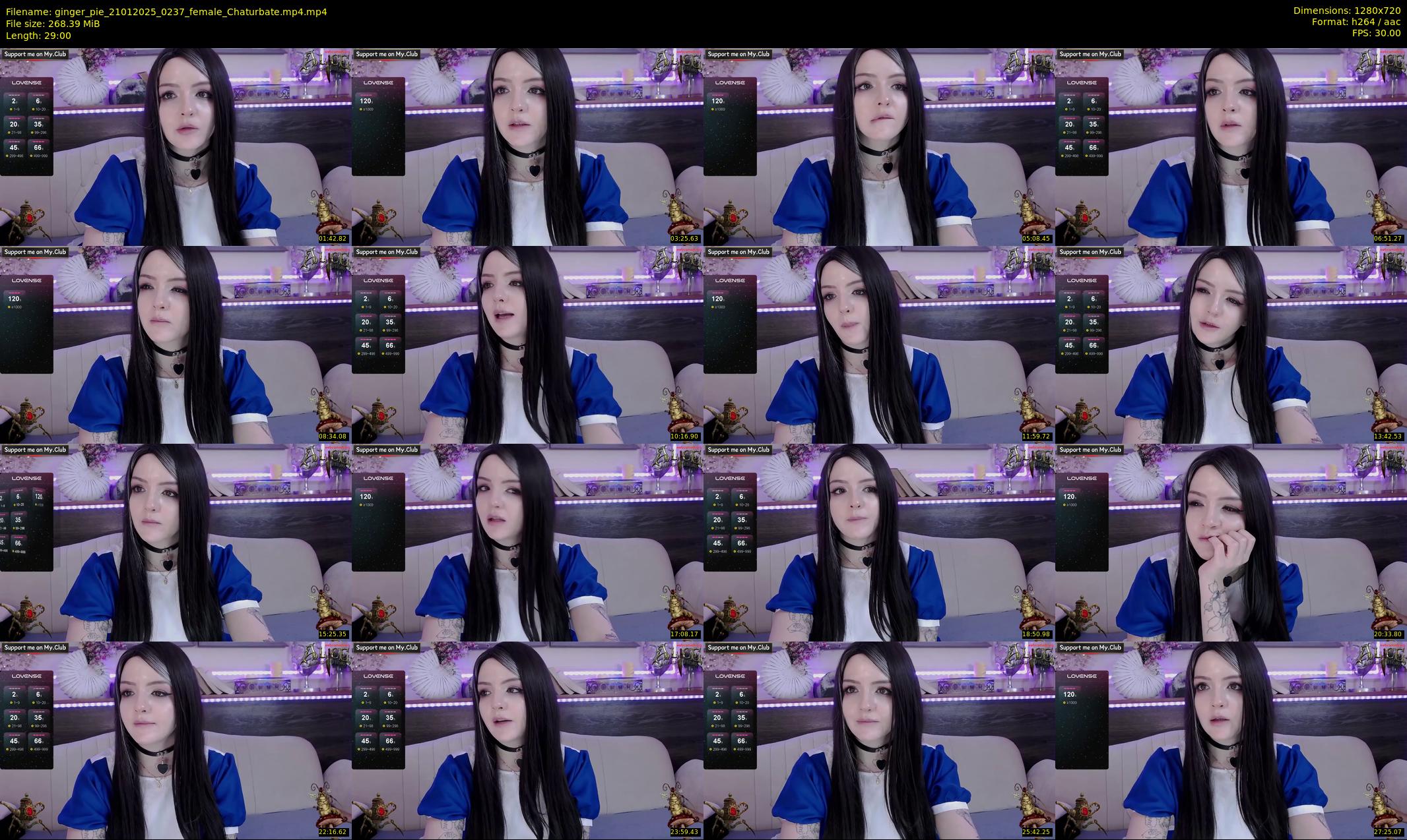 ginger_pie — 29 minute Chaturbate female cam show recording, 720p, Jan 21, 2025