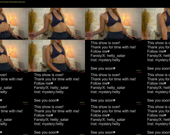 hetty_satar — 17 minute Chaturbate female cam show recording, 720p, Jan 20, 2025