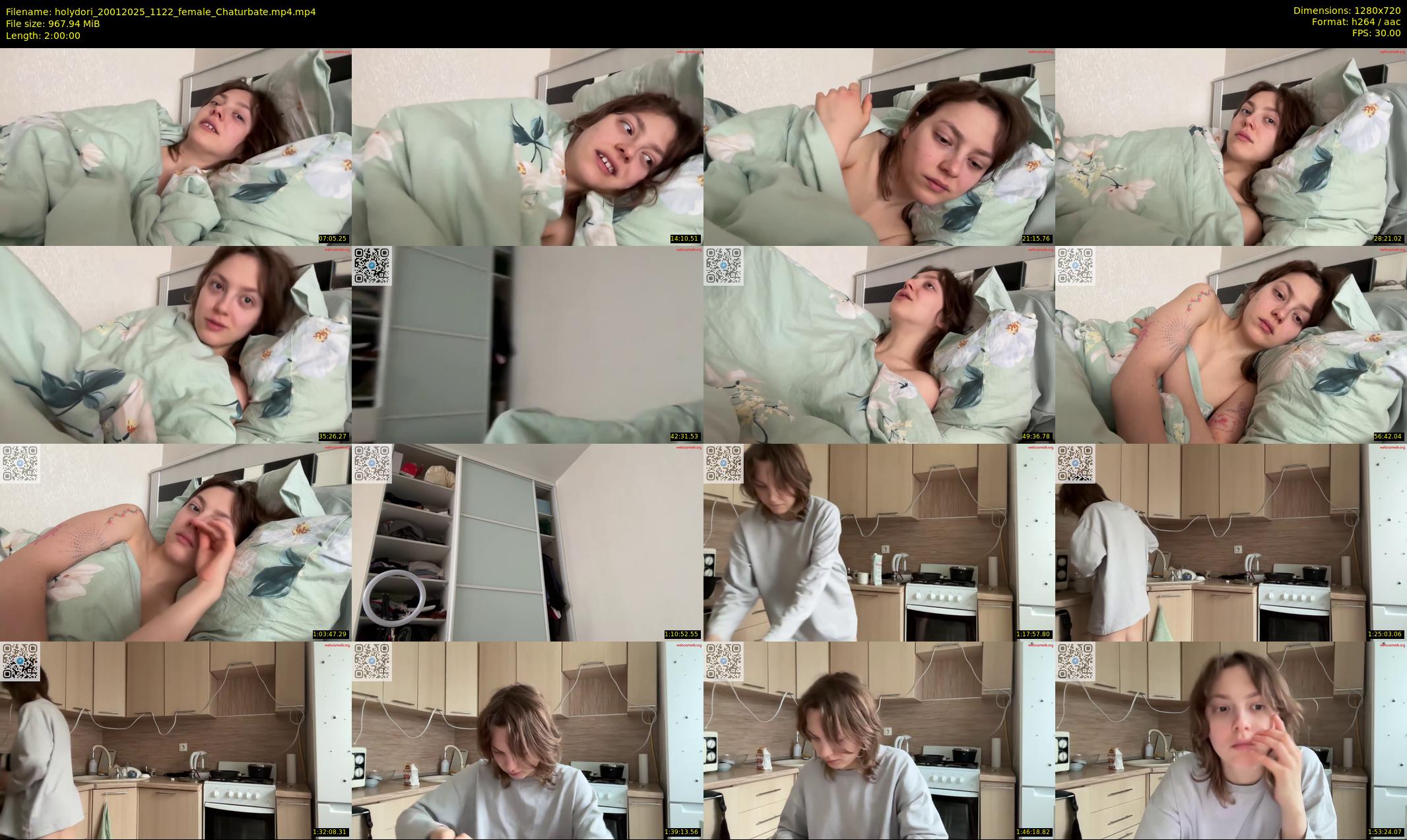 holydori — 120 minute Chaturbate female cam show recording, 720p, Jan 20, 2025