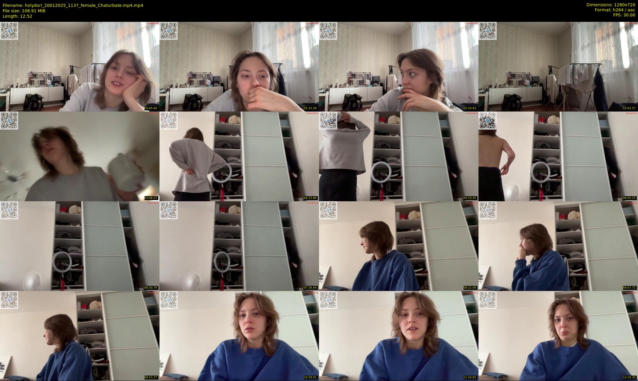 holydori — 13 minute Chaturbate female cam show recording, 720p, Jan 20, 2025