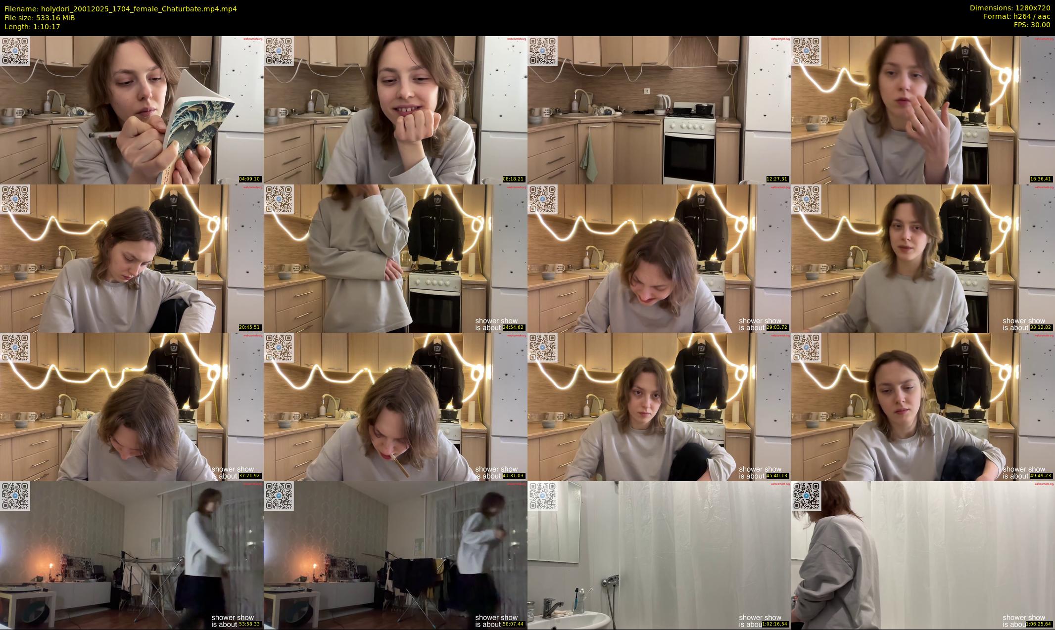 holydori — 71 minute Chaturbate female cam show recording, 720p, Jan 20, 2025