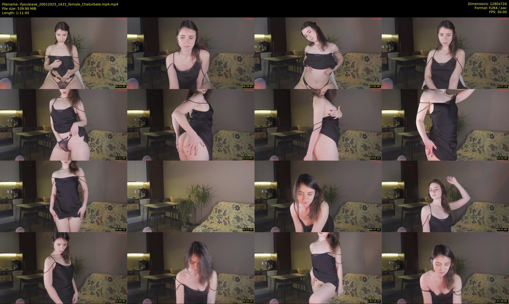 ifyouleave — 72 minute Chaturbate female cam show recording, 720p, Jan 20, 2025