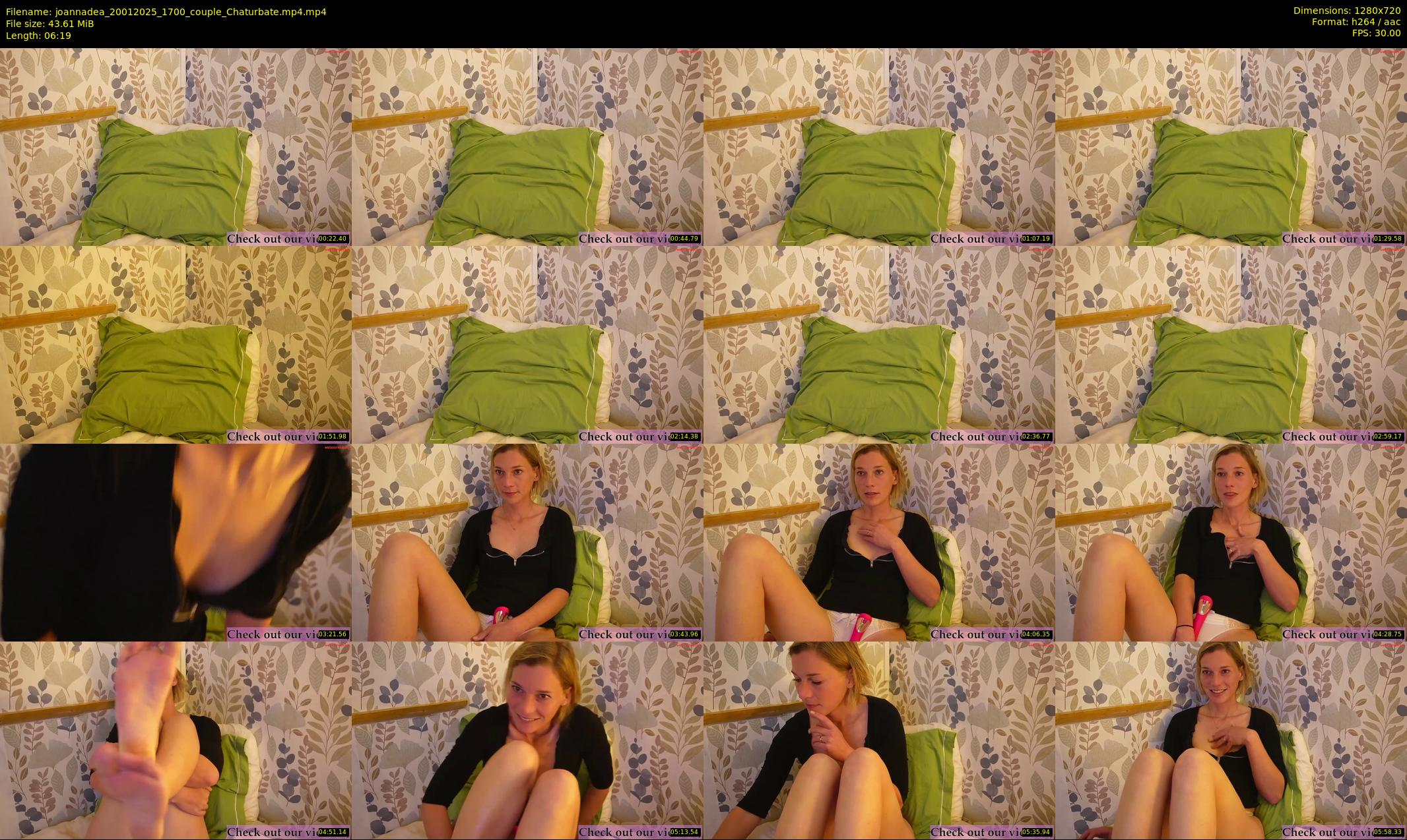 joannadea — 7 minute Chaturbate female cam show recording, 720p, Jan 20, 2025